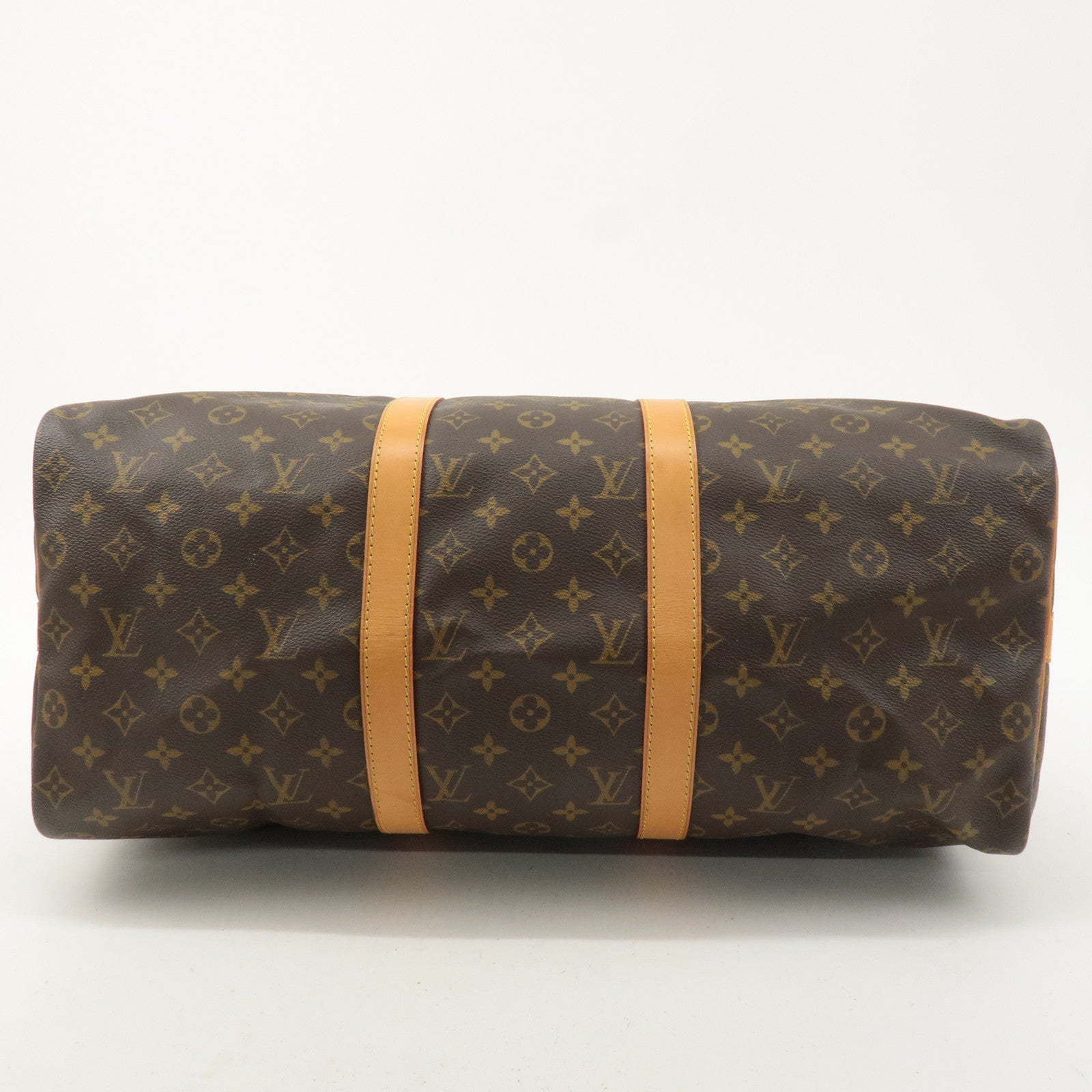 Louis Vuitton Monogram Keep All 50 Boston Bag Brown M41416