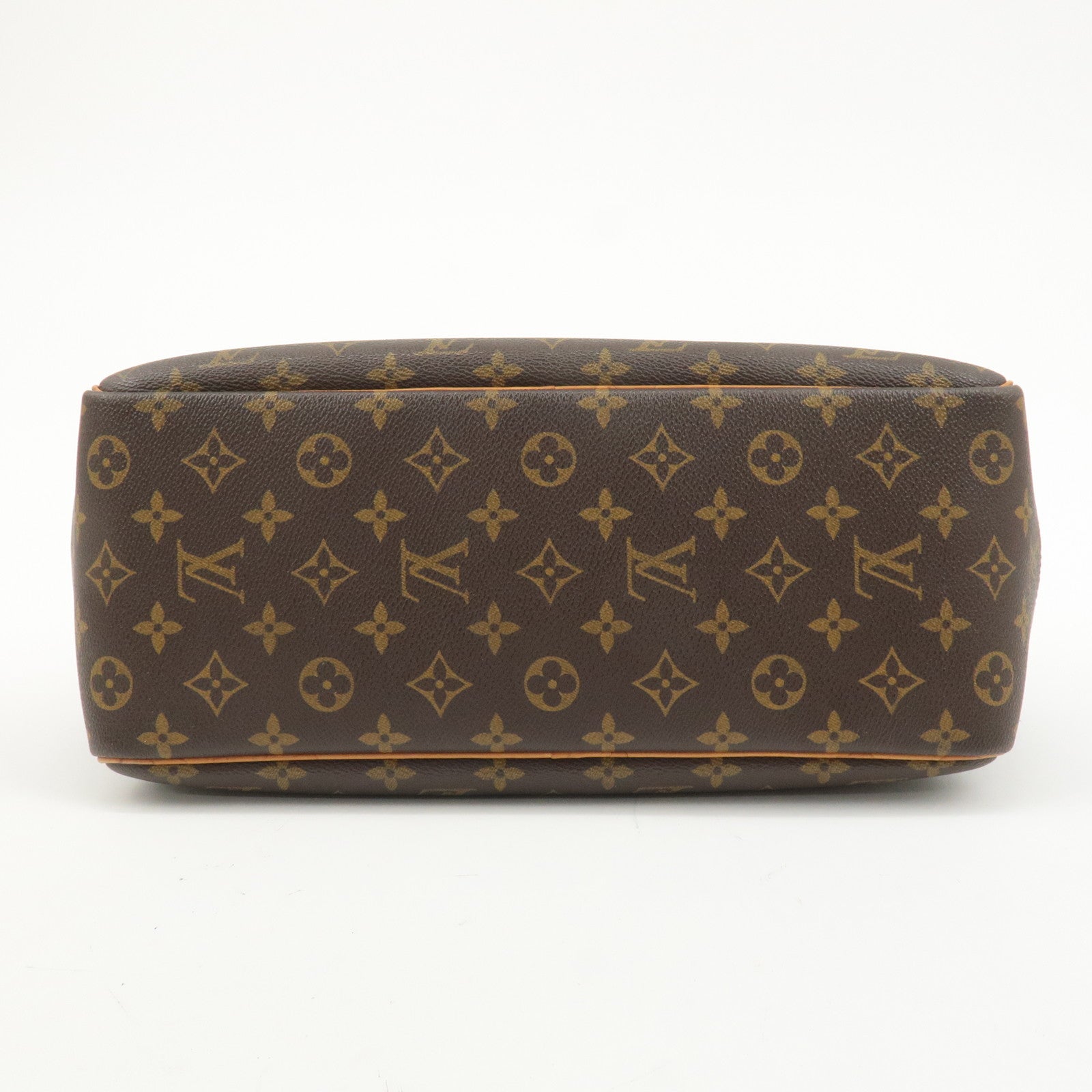 Louis Vuitton Monogram Deauville Hand Bag Brown M47270