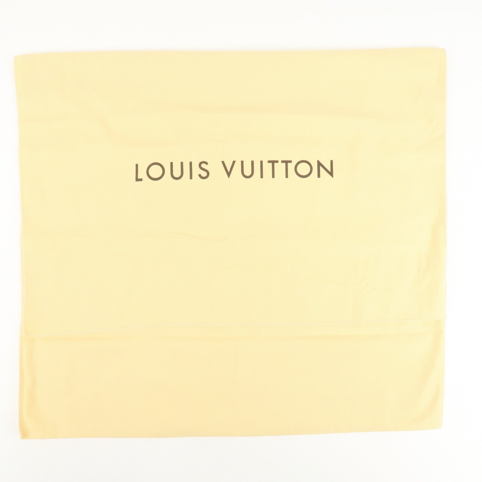 Louis Vuitton Set Of 10 Dust Bag Flap Style Beige