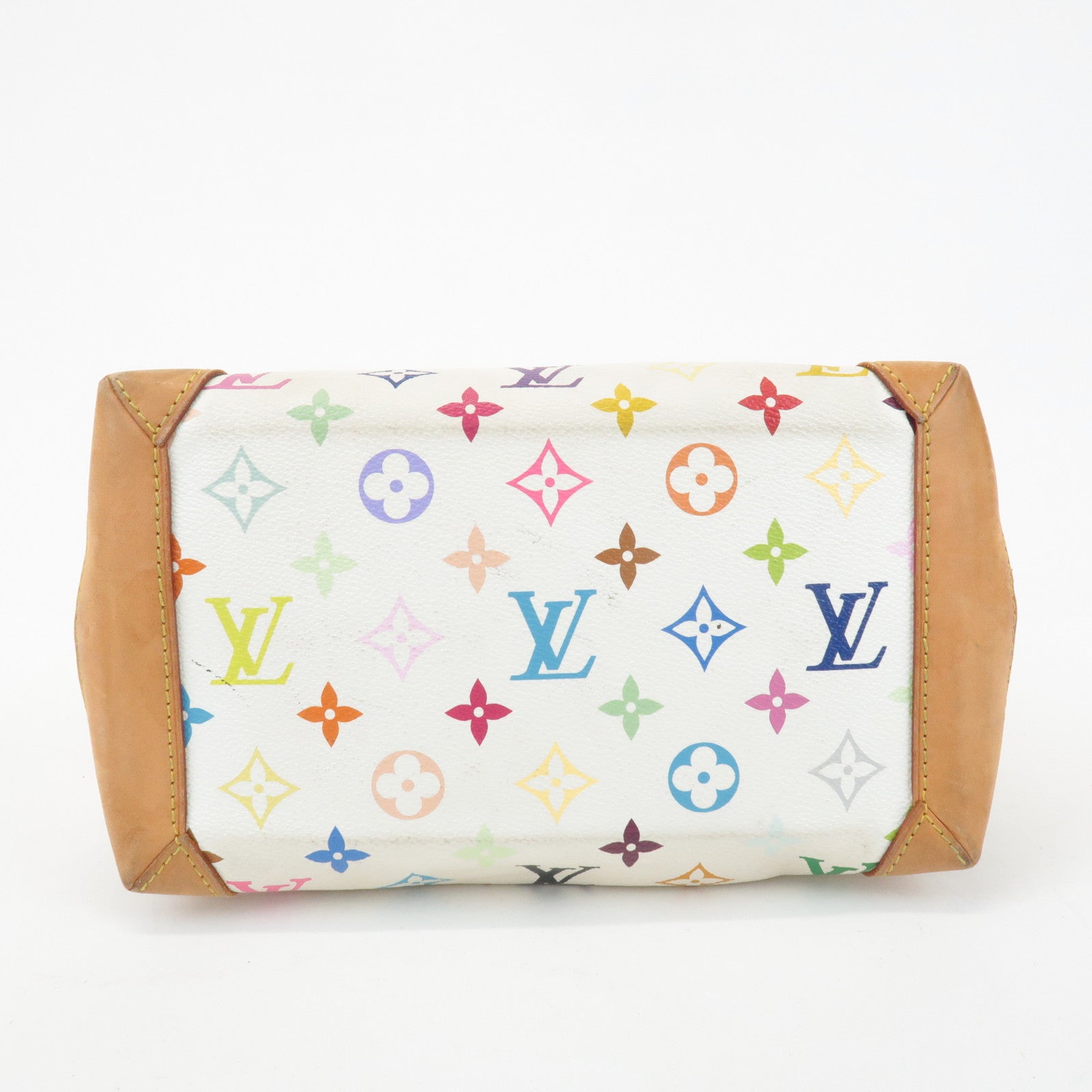 Louis Vuitton Monogram Multicolor Audra Hand Bag Blanc M40047