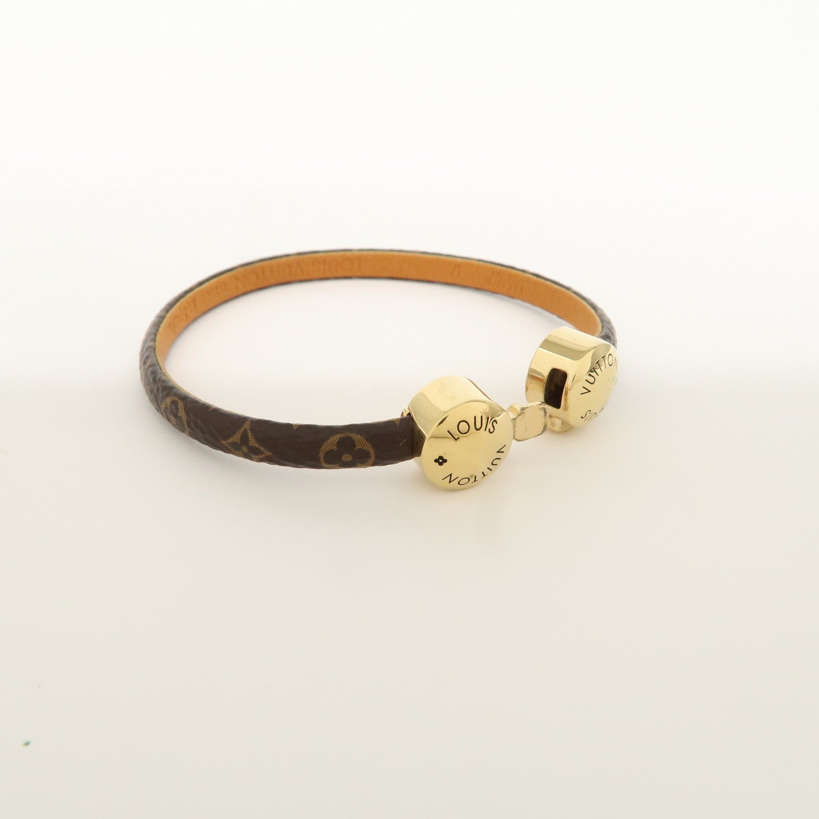 Louis Vuitton Monogram Bracelet Historic Mini 17 Brown M6407 Used