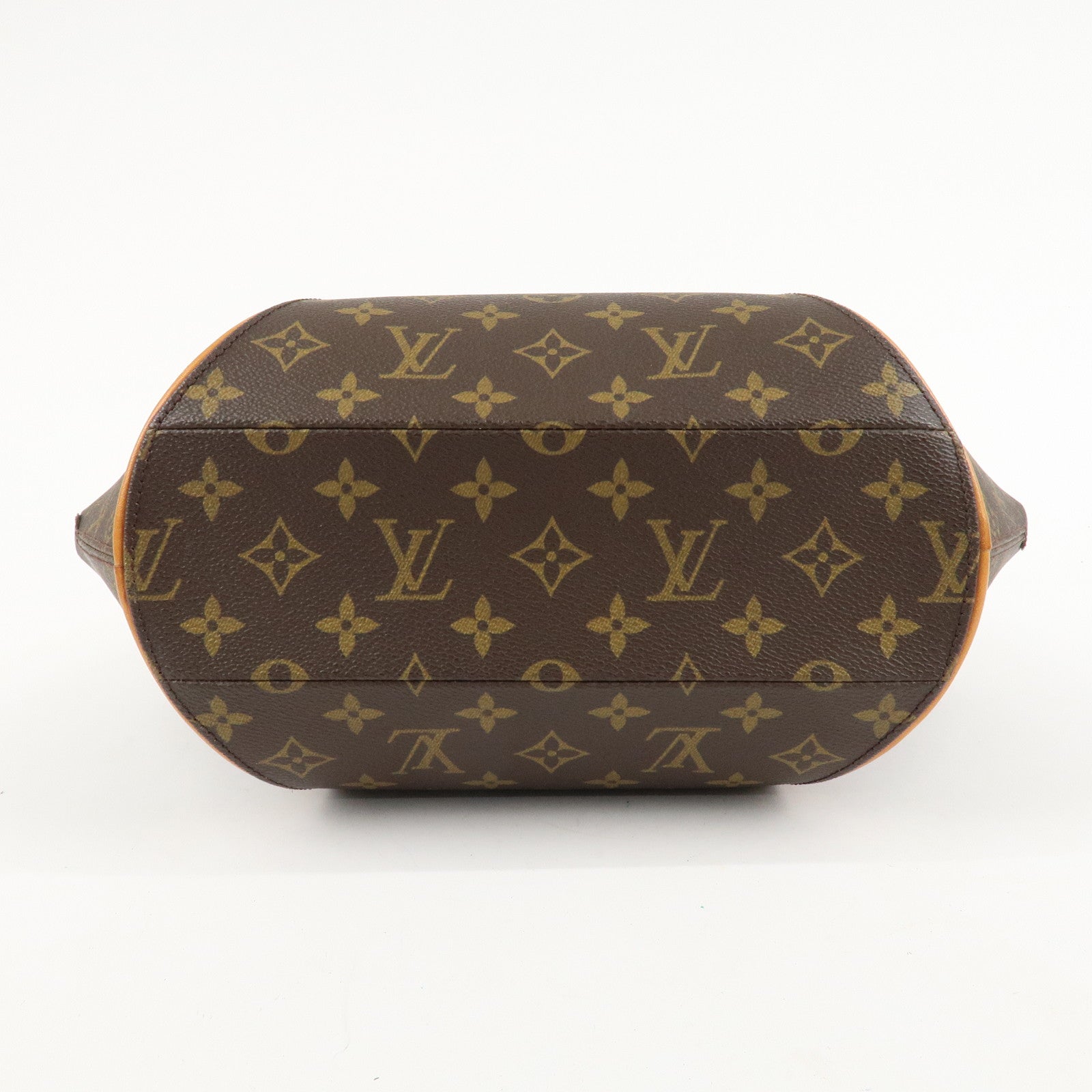 Louis Vuitton Monogram Ellipse MM Hand Bag Brown M51126 Used