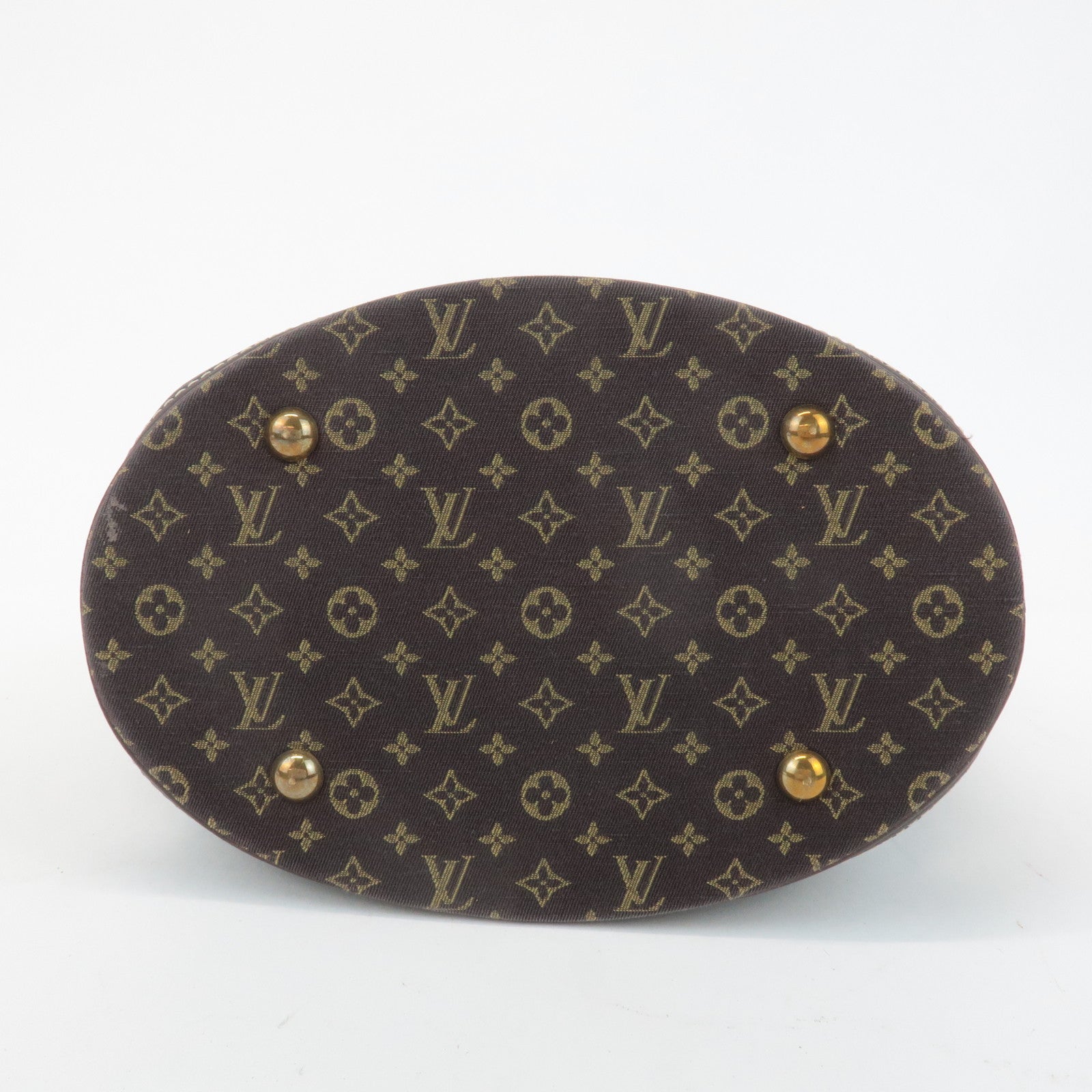 Louis Vuitton Monogram Mini Lin Bucket PM Shoulder Bag M95226 Used