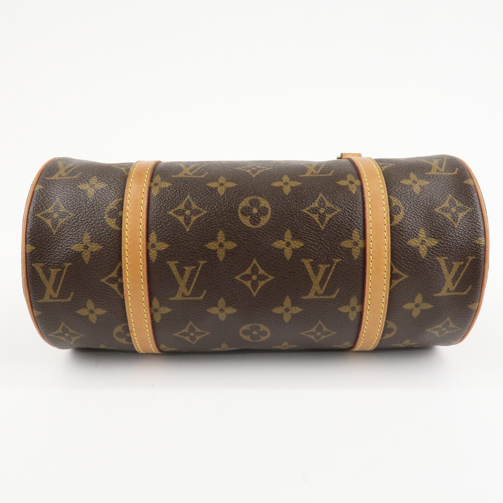 Louis Vuitton Monogram Papillon 26 Hand Bag Brown M51386 Used