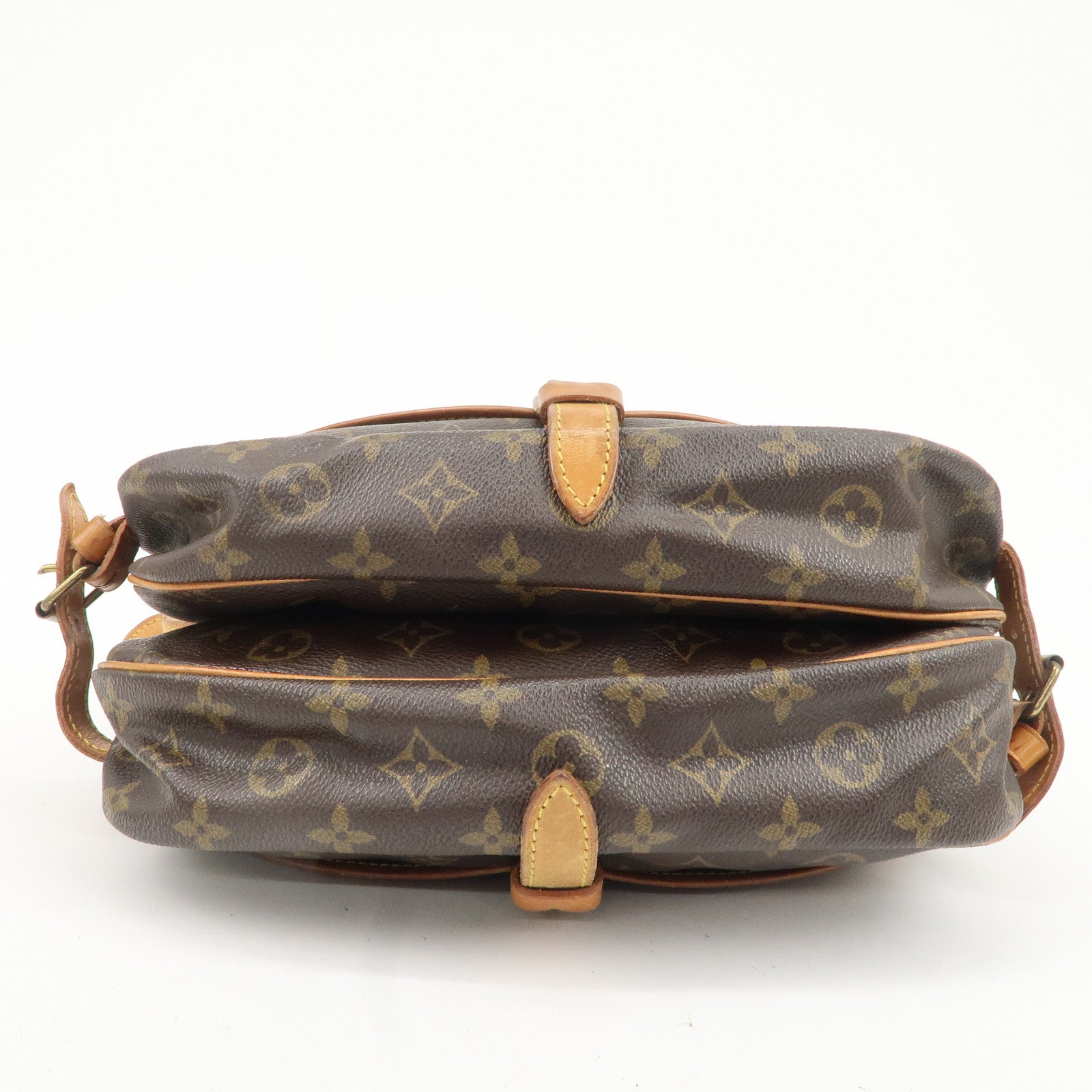 Louis Vuitton Monogram Saumur 30 Crossbody Bag Brown M42256 Used