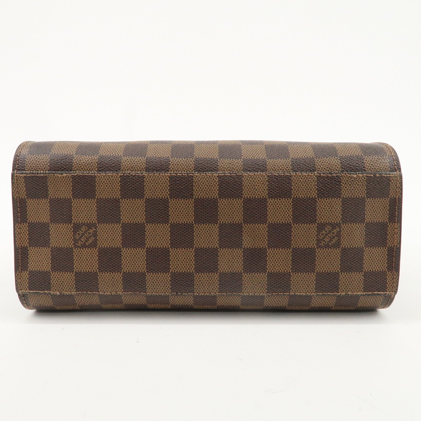 Louis Vuitton Damier Ebene Triana Hand Bag Brown N51155