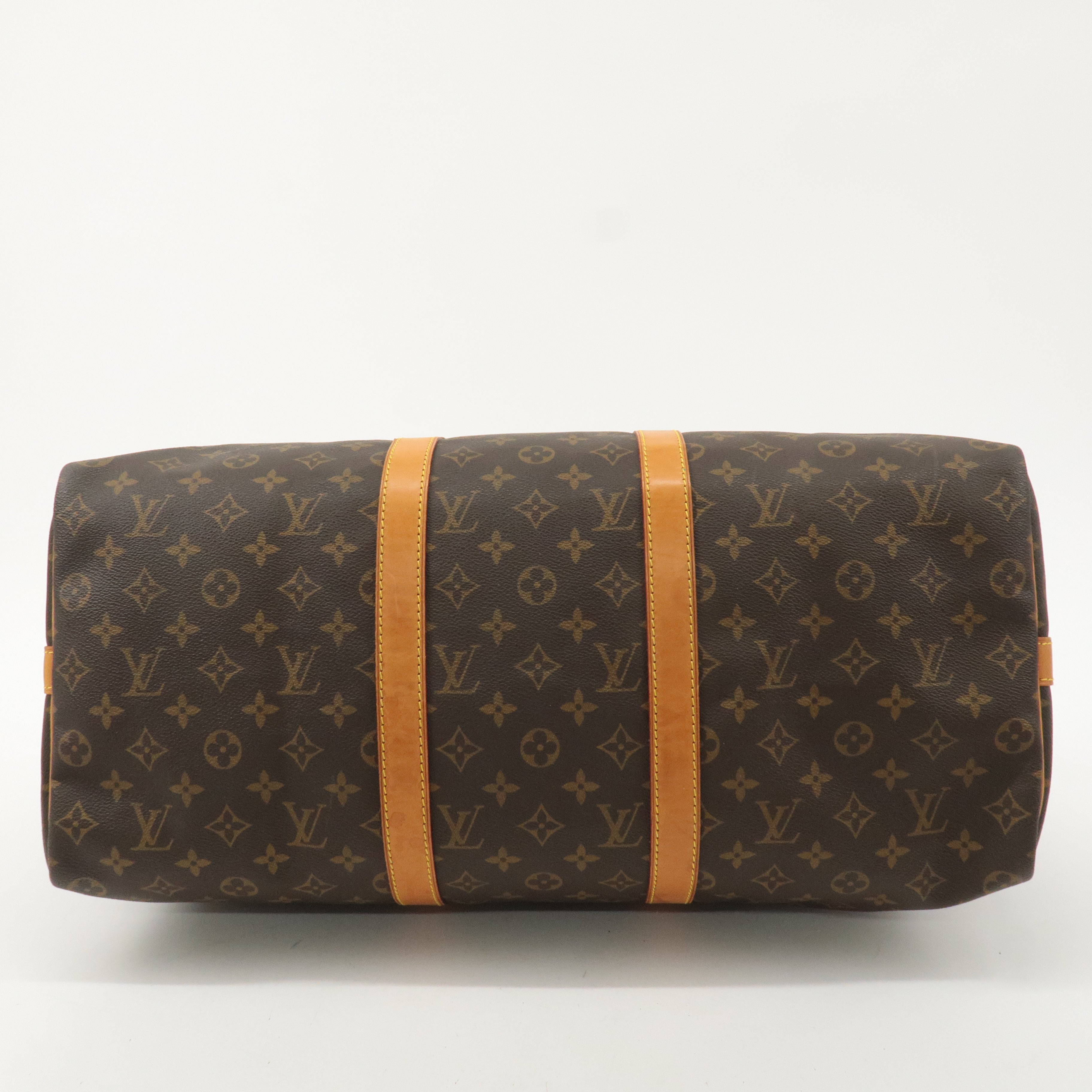 Louis Vuitton Monogram Keep All Bandoulier 50 Boston Bag M41416