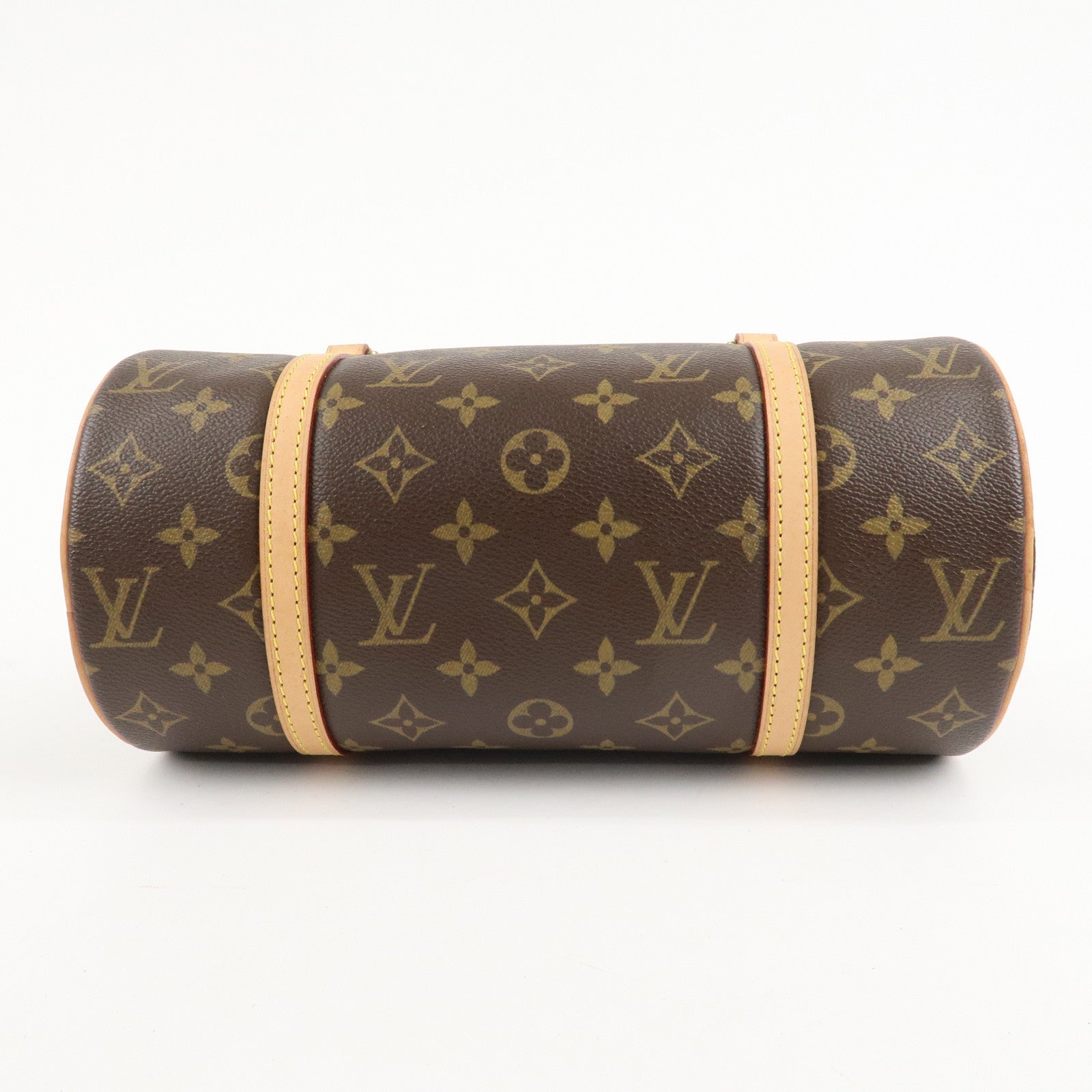 Louis Vuitton Monogram Papillon 26 Hand Bag New Style Brown M51386 Used