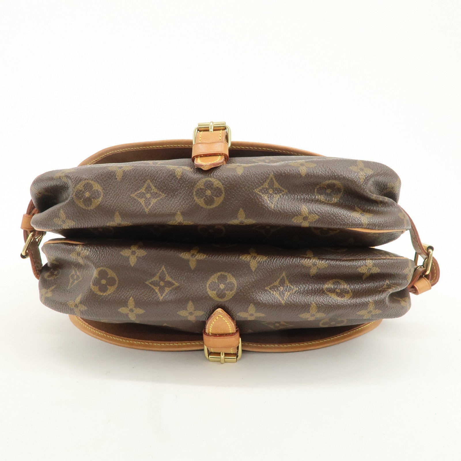 Louis Vuitton Monogram Saumur 30 Crossbody Bag Brown M42256 Used