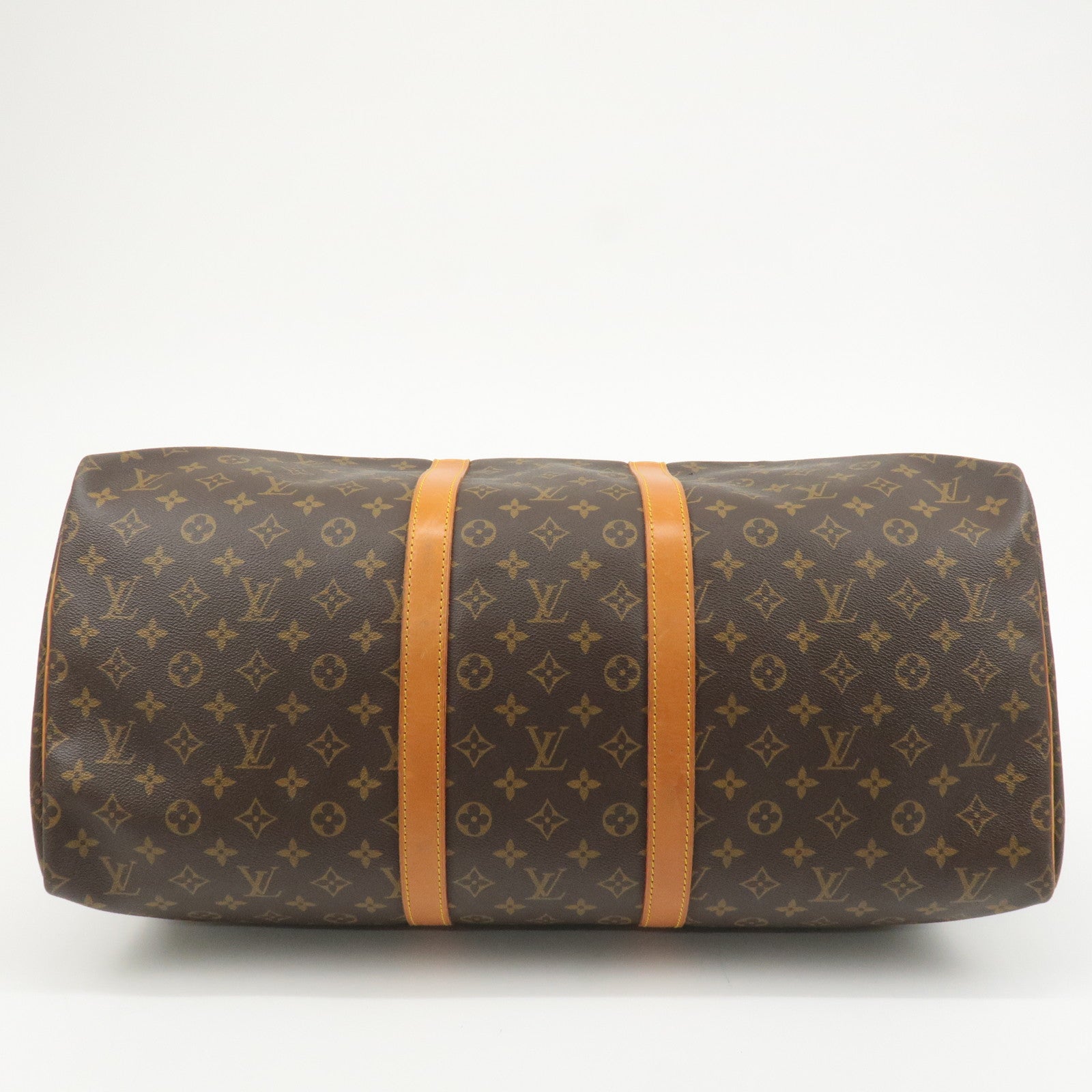 Louis Vuitton Monogram Keep All 55 Boston Bag Brown M41424