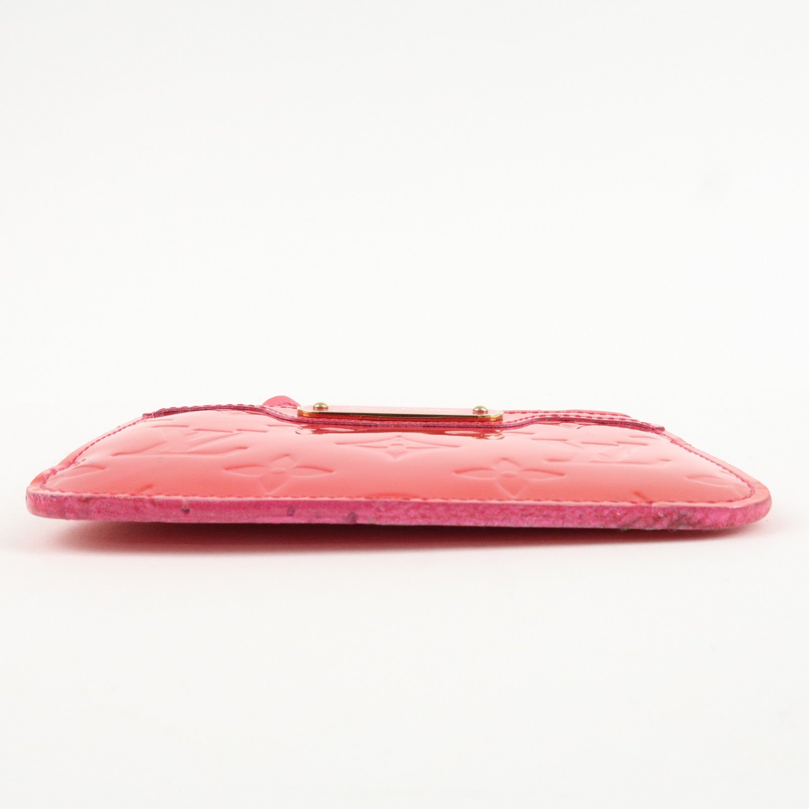 Louis Vuitton Vernis Pochette Cles Coin Case NM Rose Pop M93637 Used