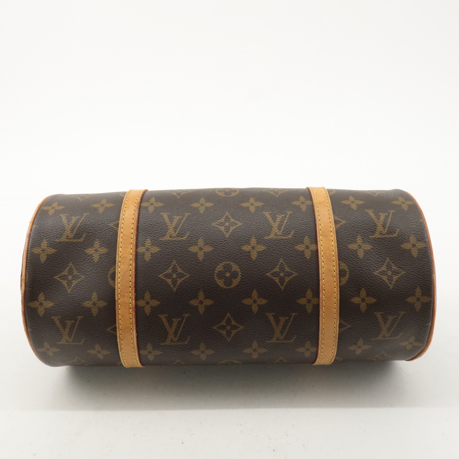 Louis Vuitton Monogram Papillon 30 Hand Bag Brown M51385