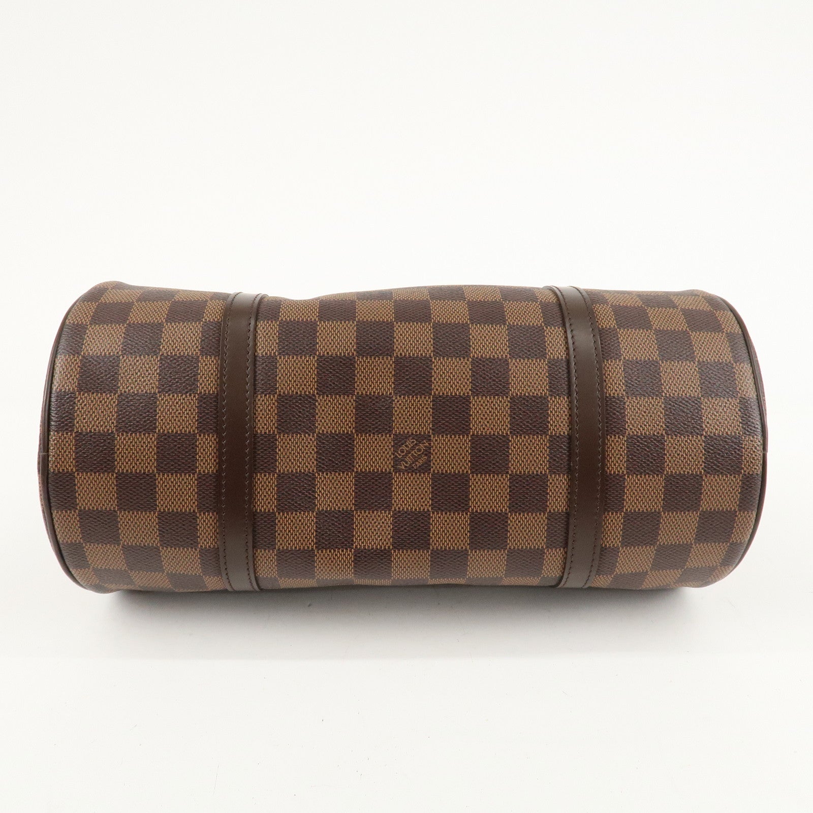 Louis Vuitton Damier Papillon 30 Hand Bag Pouch Brown N51303 Used