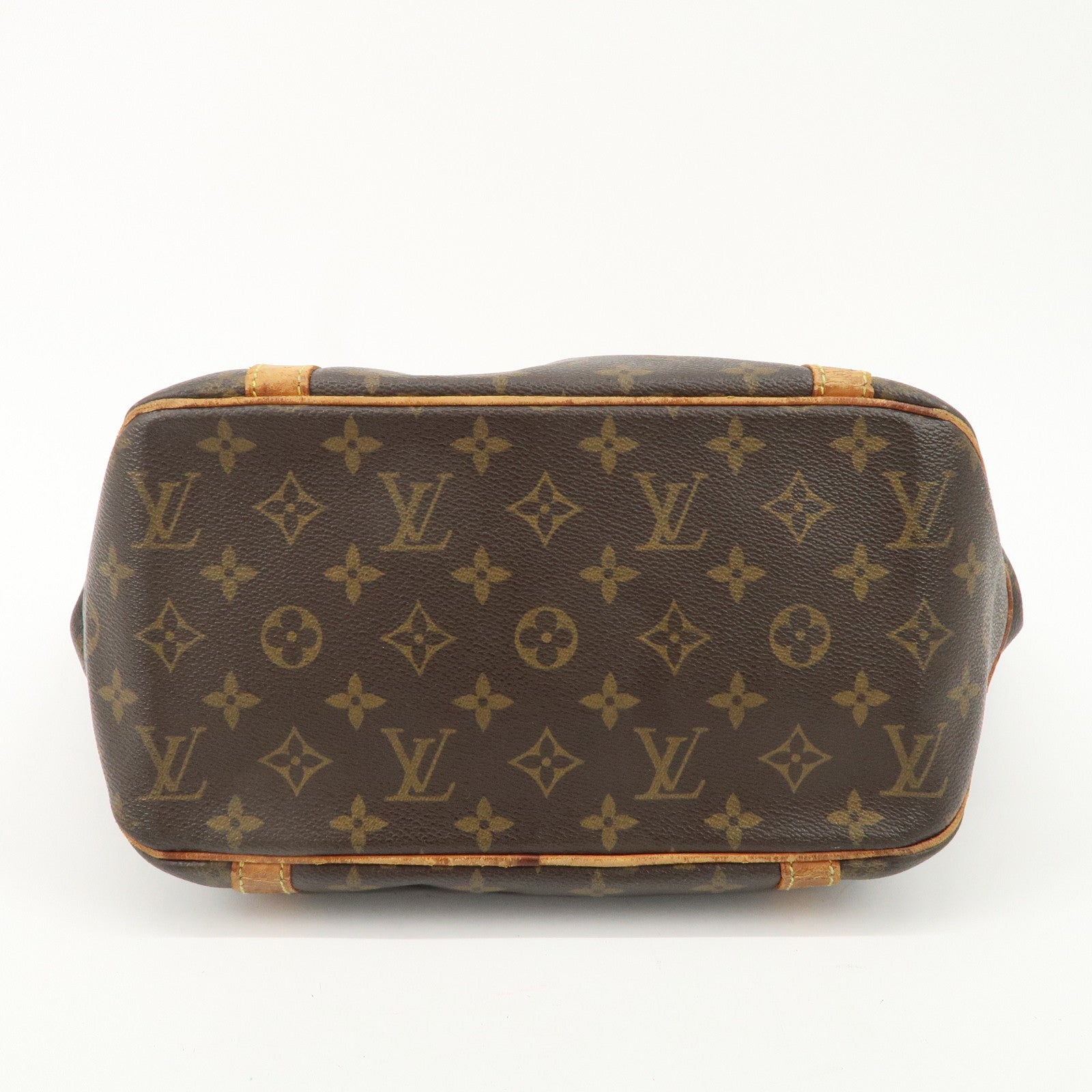 Louis Vuitton Monogram Sac Shopping Shoulder Bag Brown M51108 Used