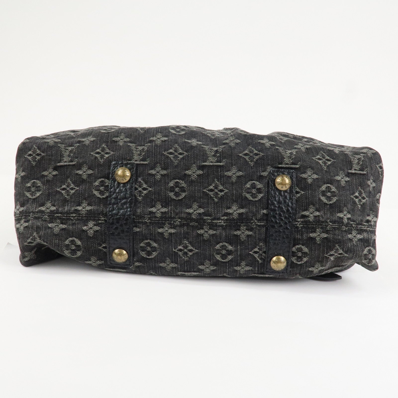 Louis Vuitton Monogram Denim Neo Cabby MM 2Way Bag Noir M95351 Used