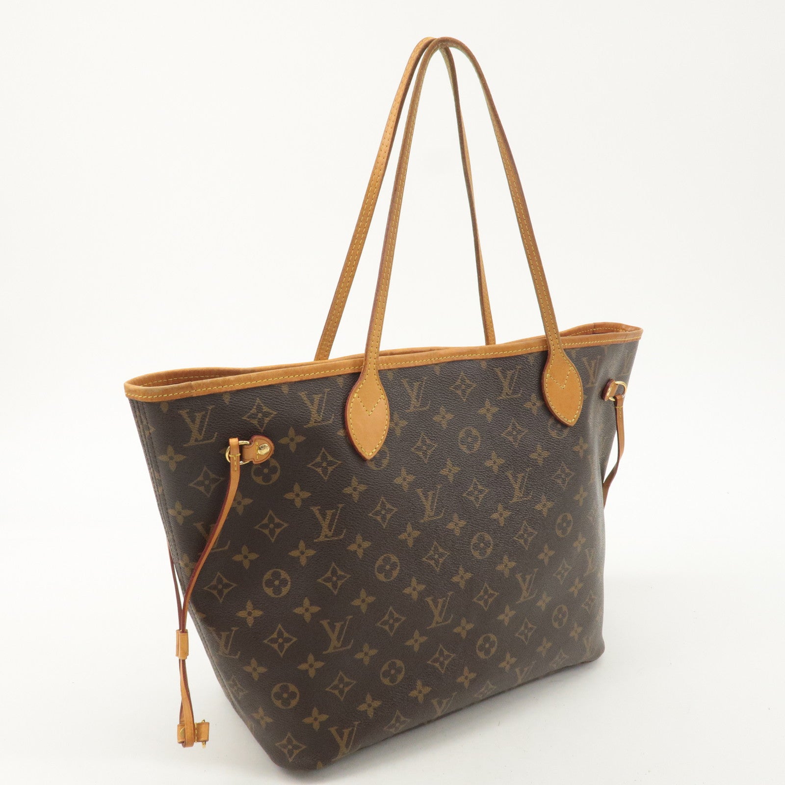 Louis Vuitton Monogram Neverfull MM Tote Bag Brown M41178