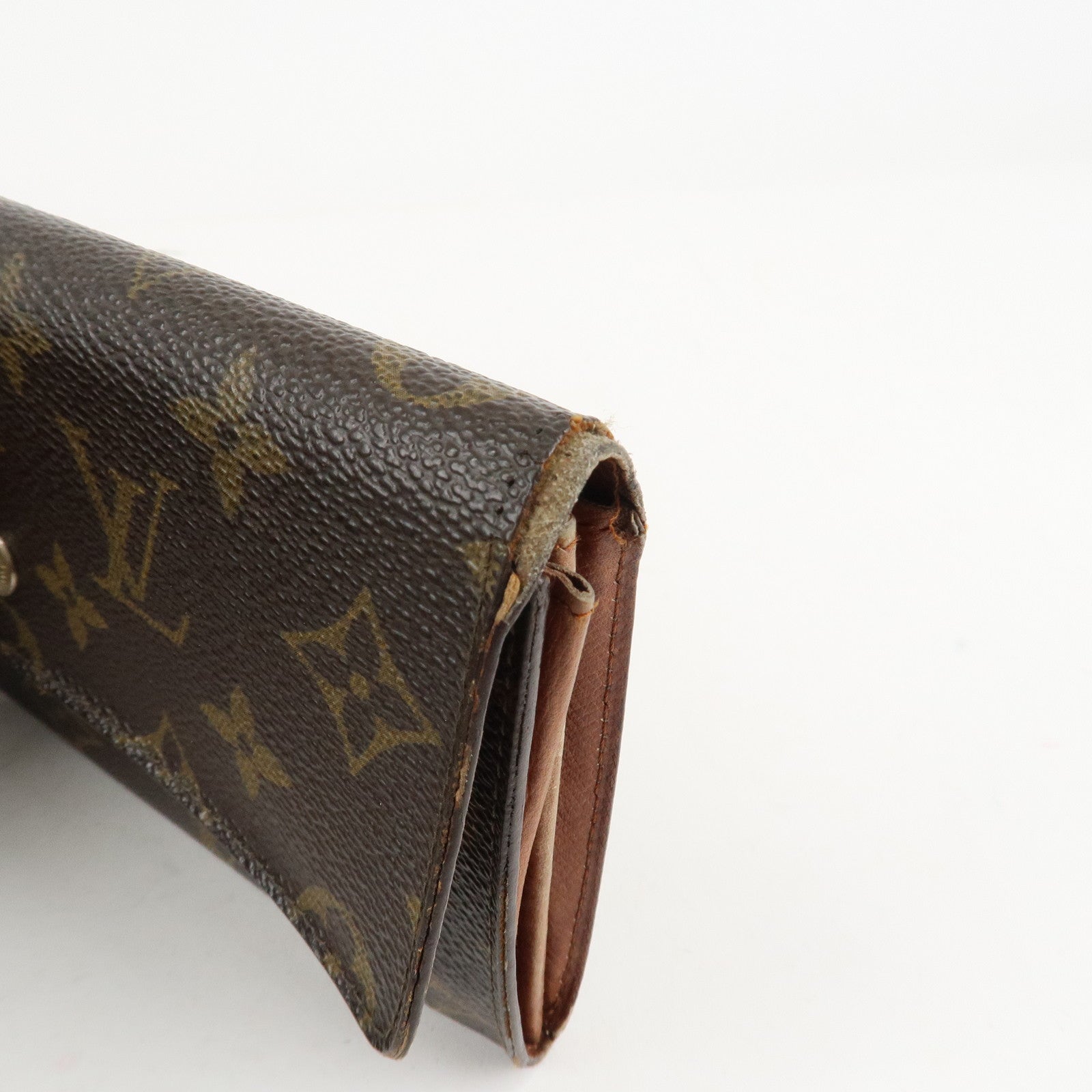 Louis Vuitton Monogram Set of 2 Long Wallet Brown M61723