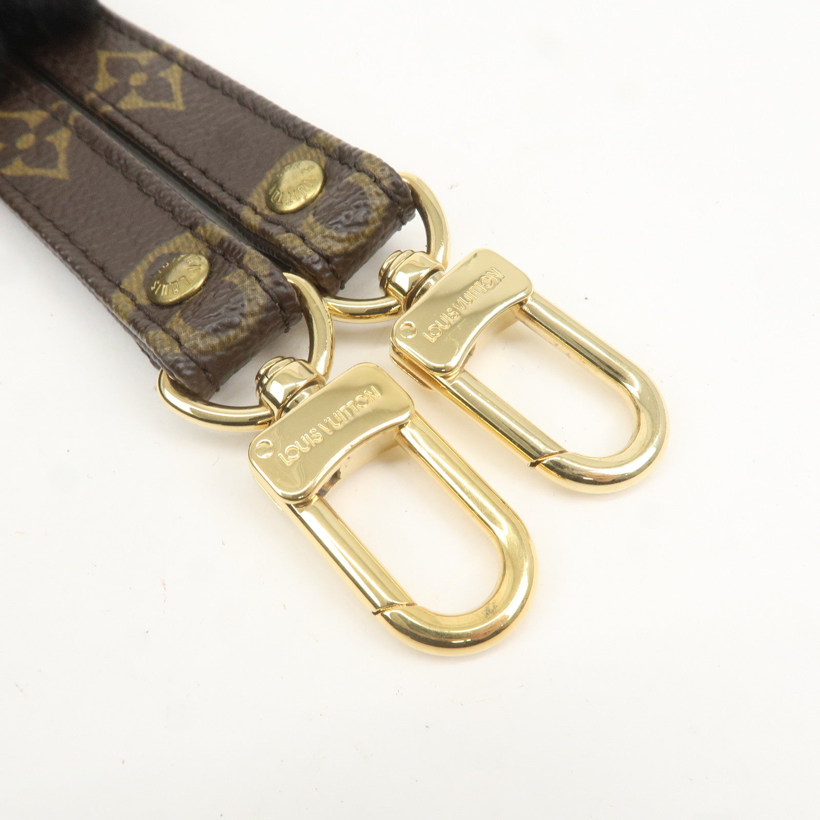 Louis Vuitton Monogram Adjustable Shoulder Strap Brown J52315