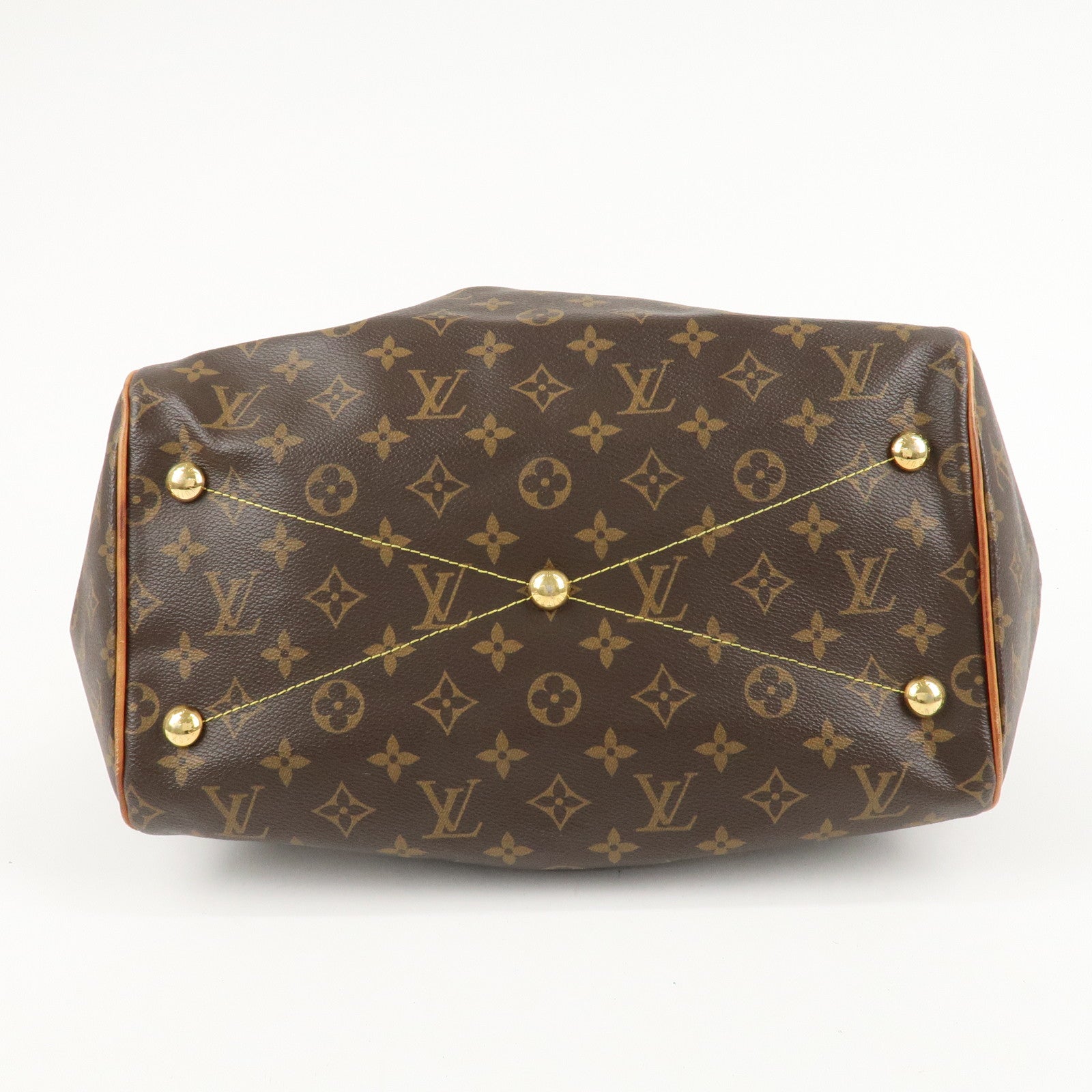 Louis Vuitton Monogram Tivoli GM Shoulder Bag Brown  M40144 Used