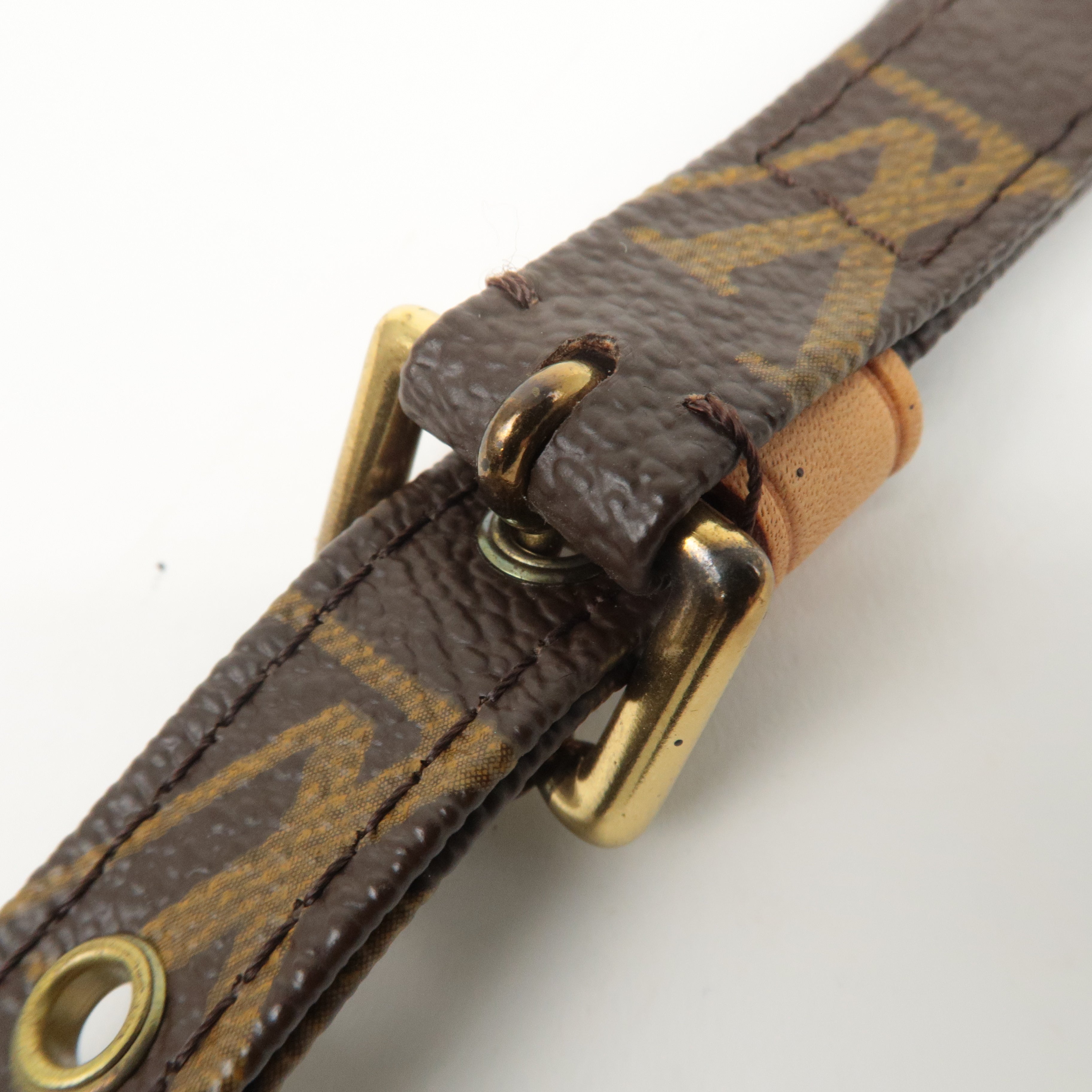 Louis Vuitton Monogram Adjustable Shoulder Strap Brown J52315