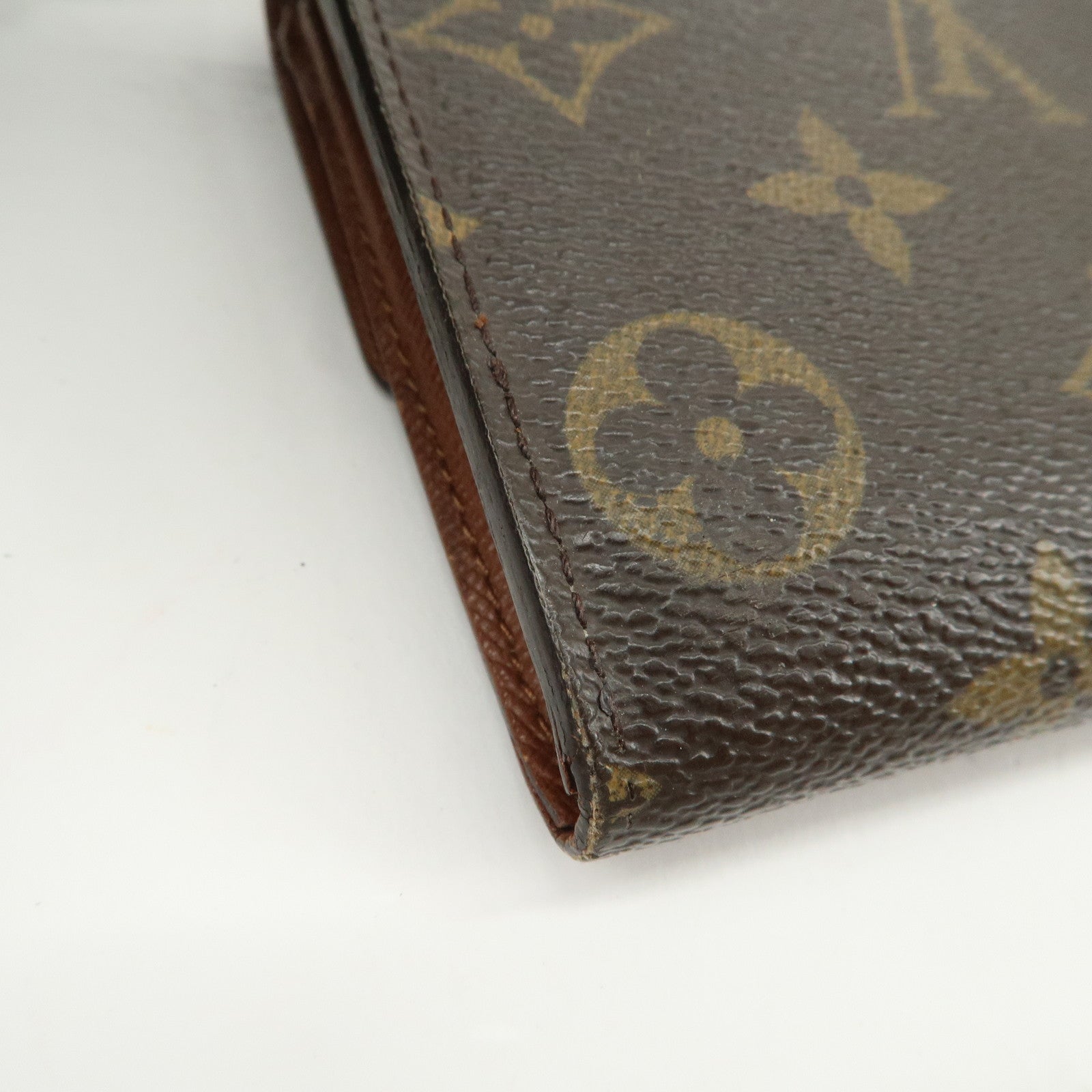 Louis Vuitton Set of 2 Monogram Long Wallet Brown M61725 Used