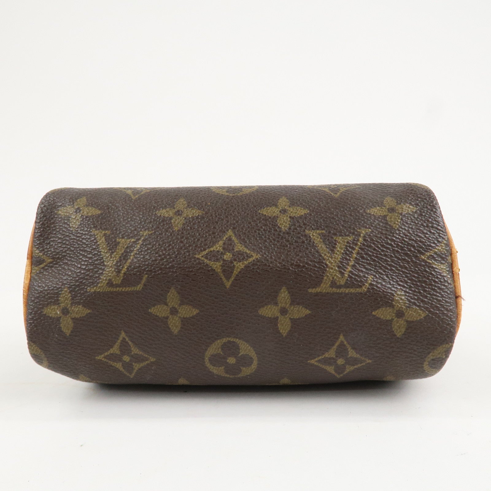 Louis Vuitton Monogram Mini Speedy Hand Bag Brown M41534 Used