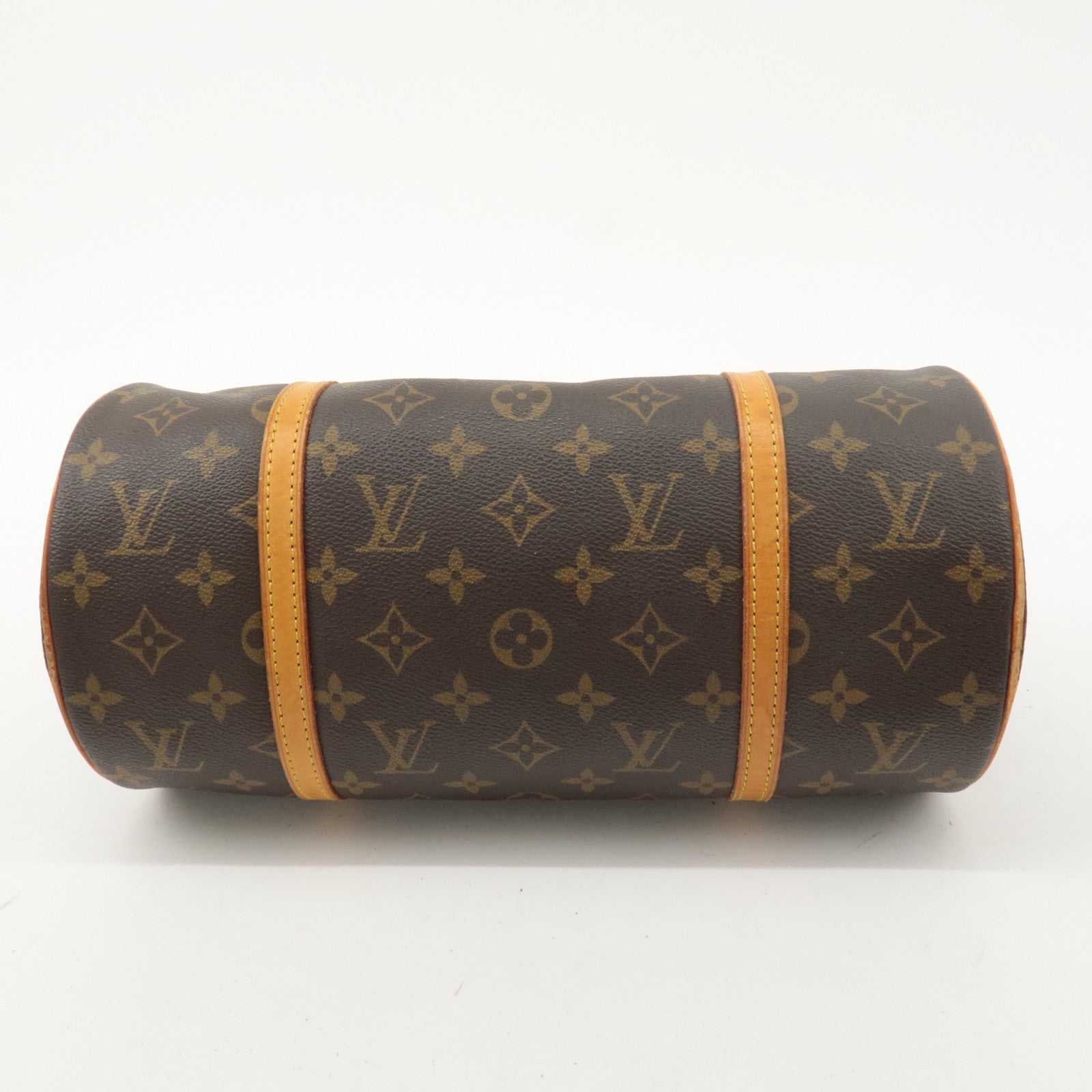 Louis Vuitton Monogram Papillon 30 Hand Bag 
Pouch Brown M51385