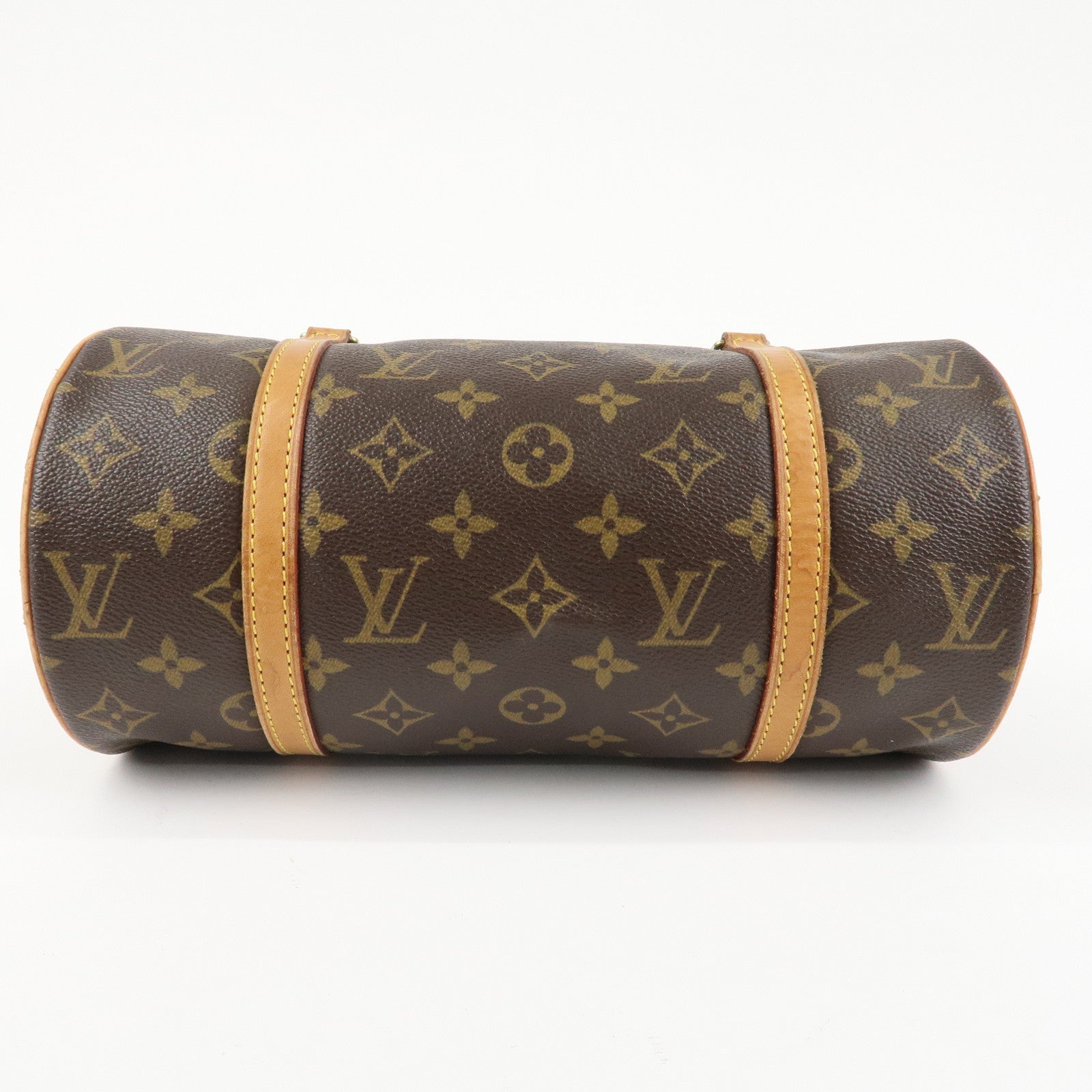 Louis Vuitton Monogram Papillon 26 Hand Bag Brown M51386 Used