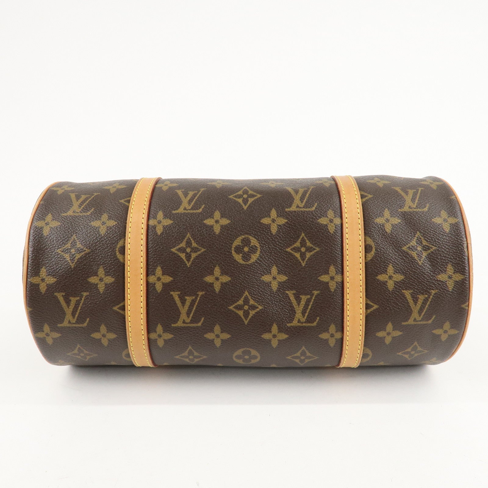 Louis Vuitton Monogram Papillon 30 Hand Bag Brown M51385 Used