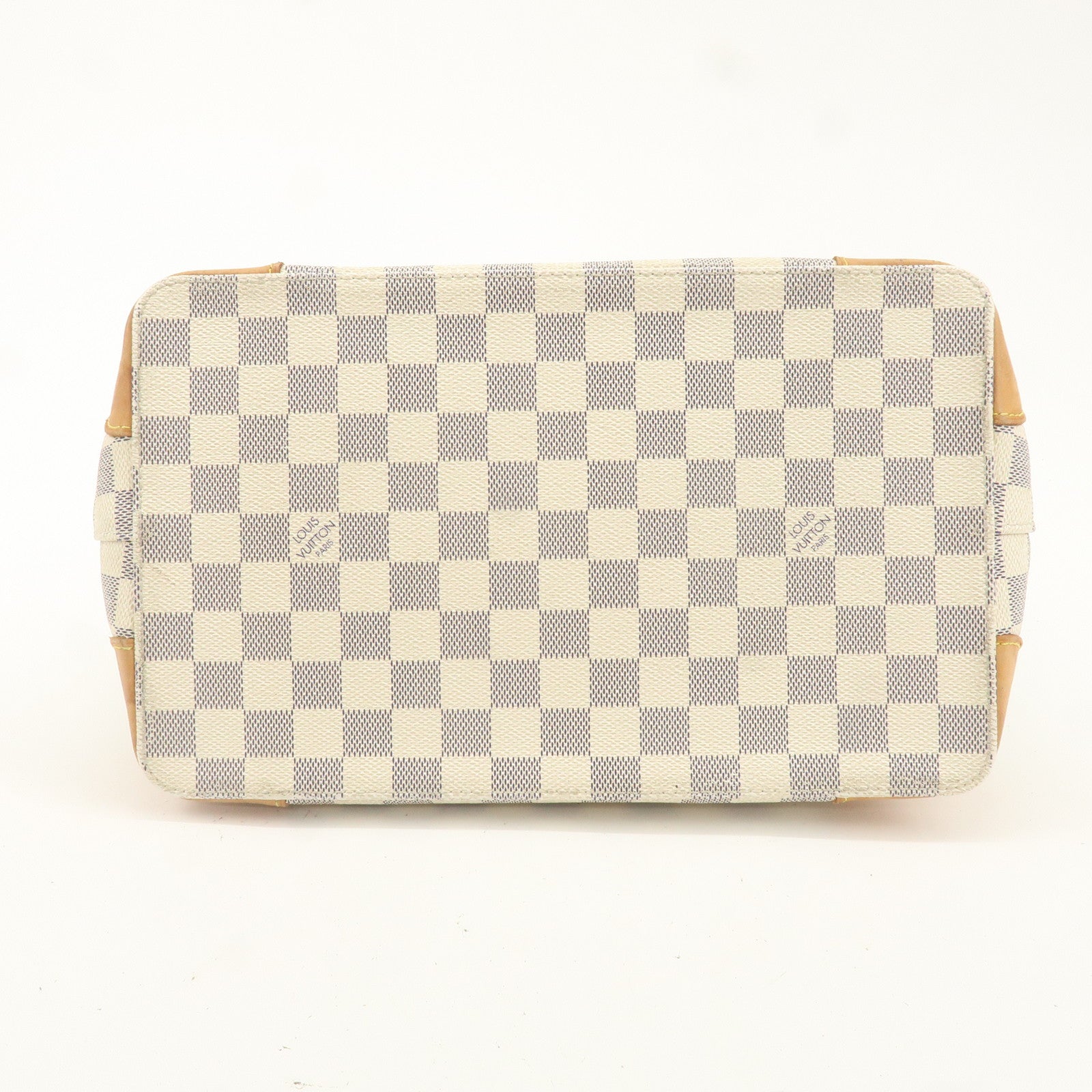 Louis Vuitton Damier Azur Hampstead PM Hand Bag Ivory N51207