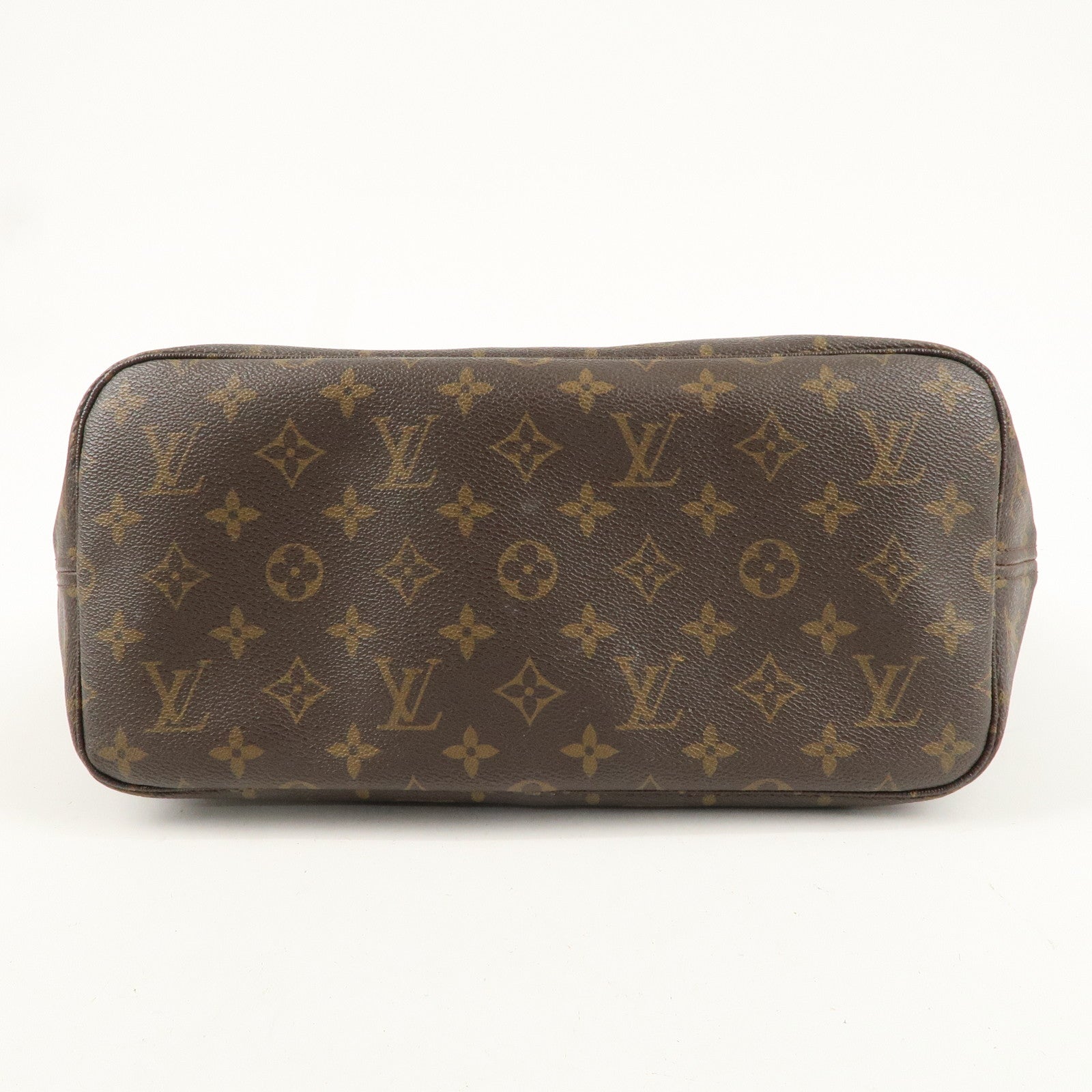 Louis Vuitton Monogram Neverfull MM Tote Bag Brown M40156