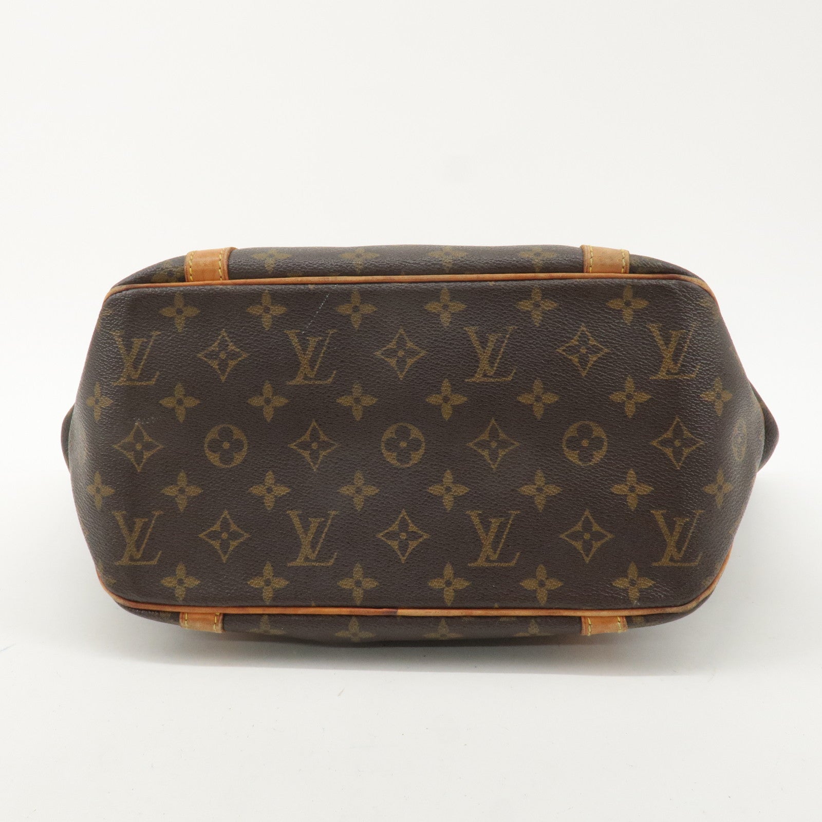 Louis Vuitton Monogram Sac Shopping Shoulder Bag Brown M51108