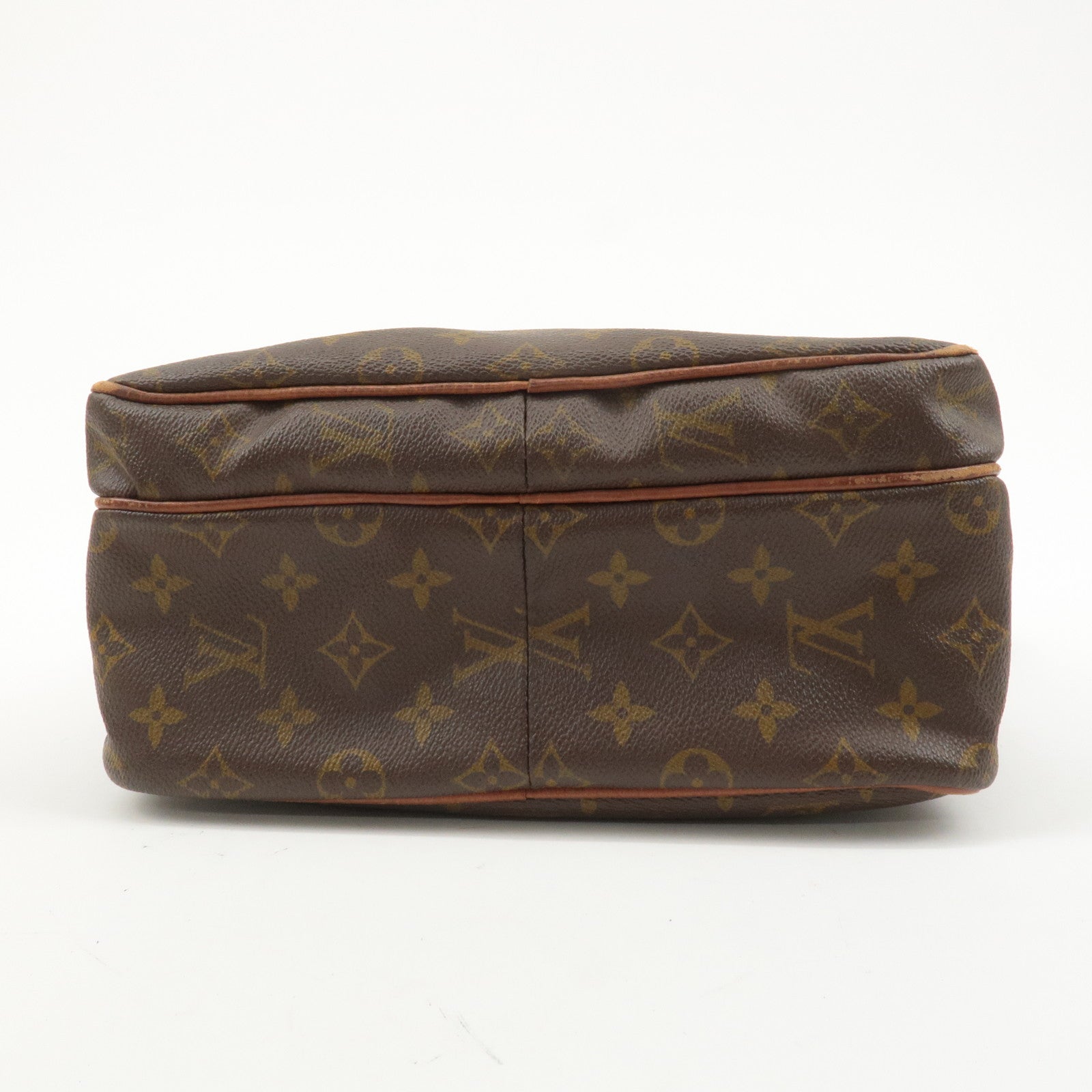 Louis Vuitton Monogram Nail Shoulder Bag Old Model Brown