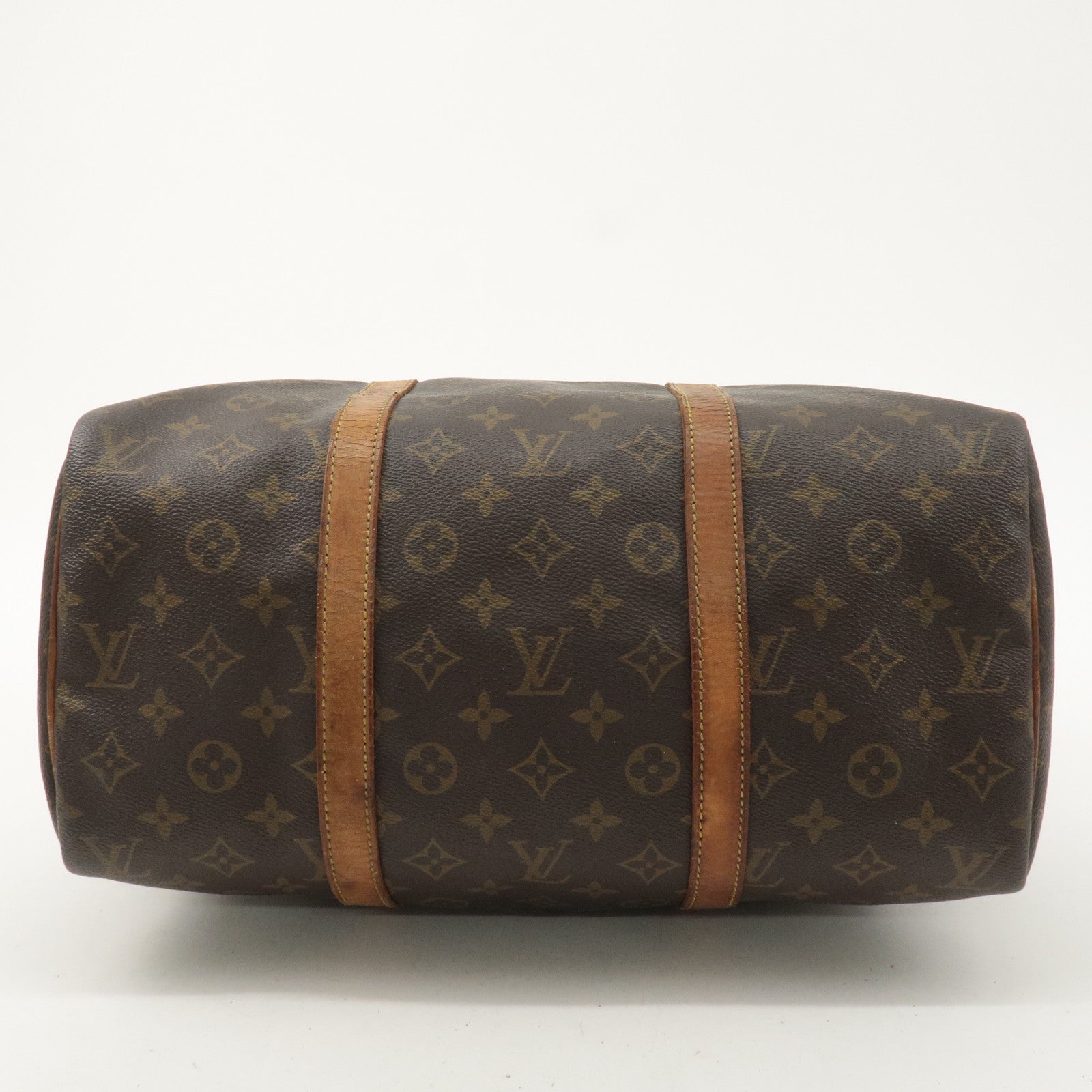 Louis Vuitton Monogram Sac Souple 35 Boston Bag Brown M41626