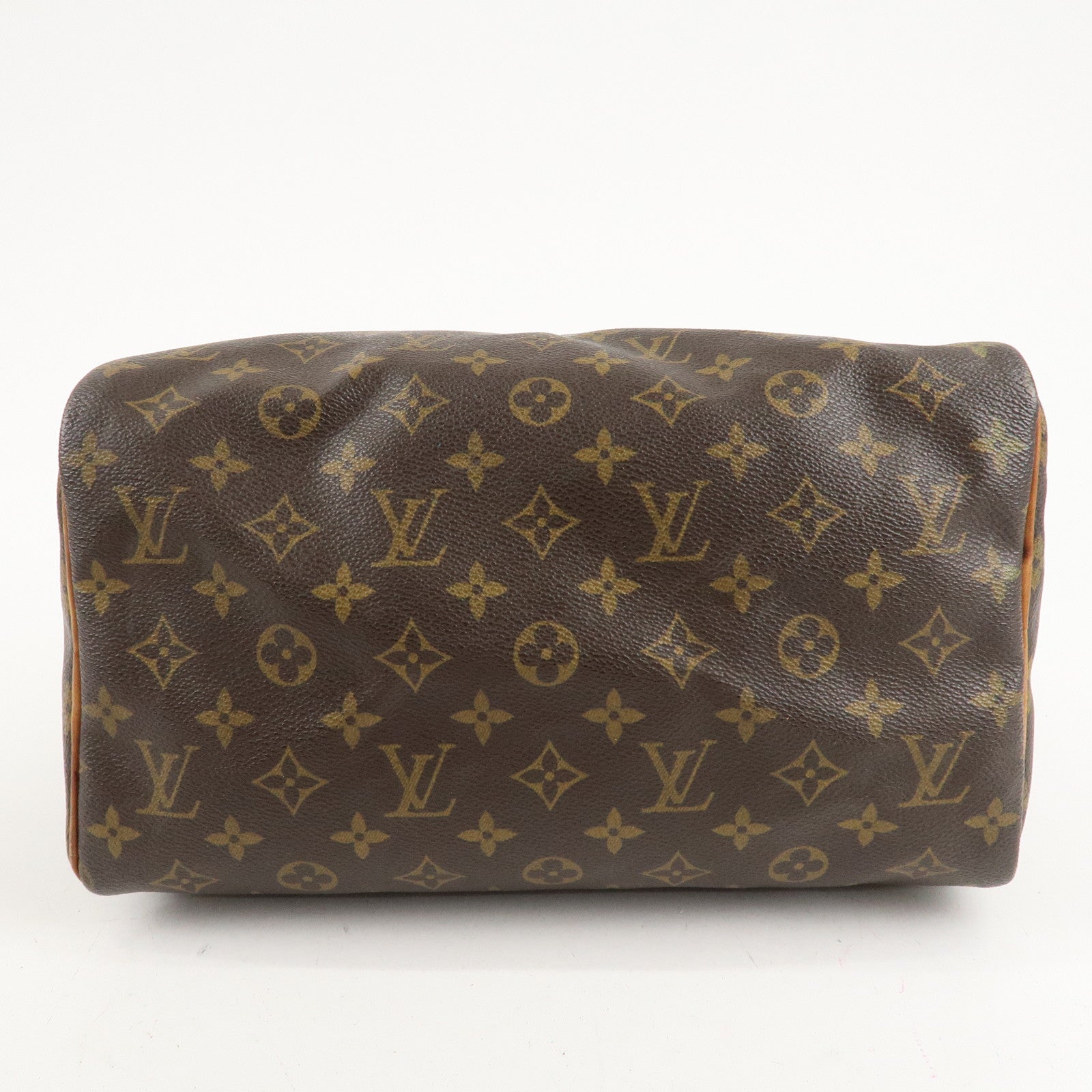 Louis Vuitton Monogram Speedy 30 Hand Bag Boston Bag M41526 Used