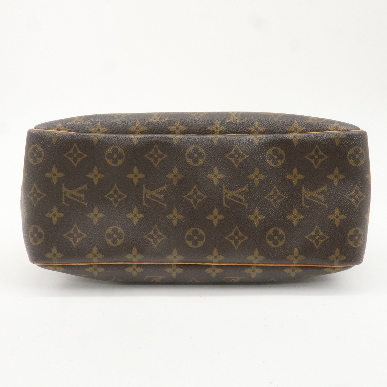 Louis Vuitton Monogram Deauville Hand Bag Brown M47270