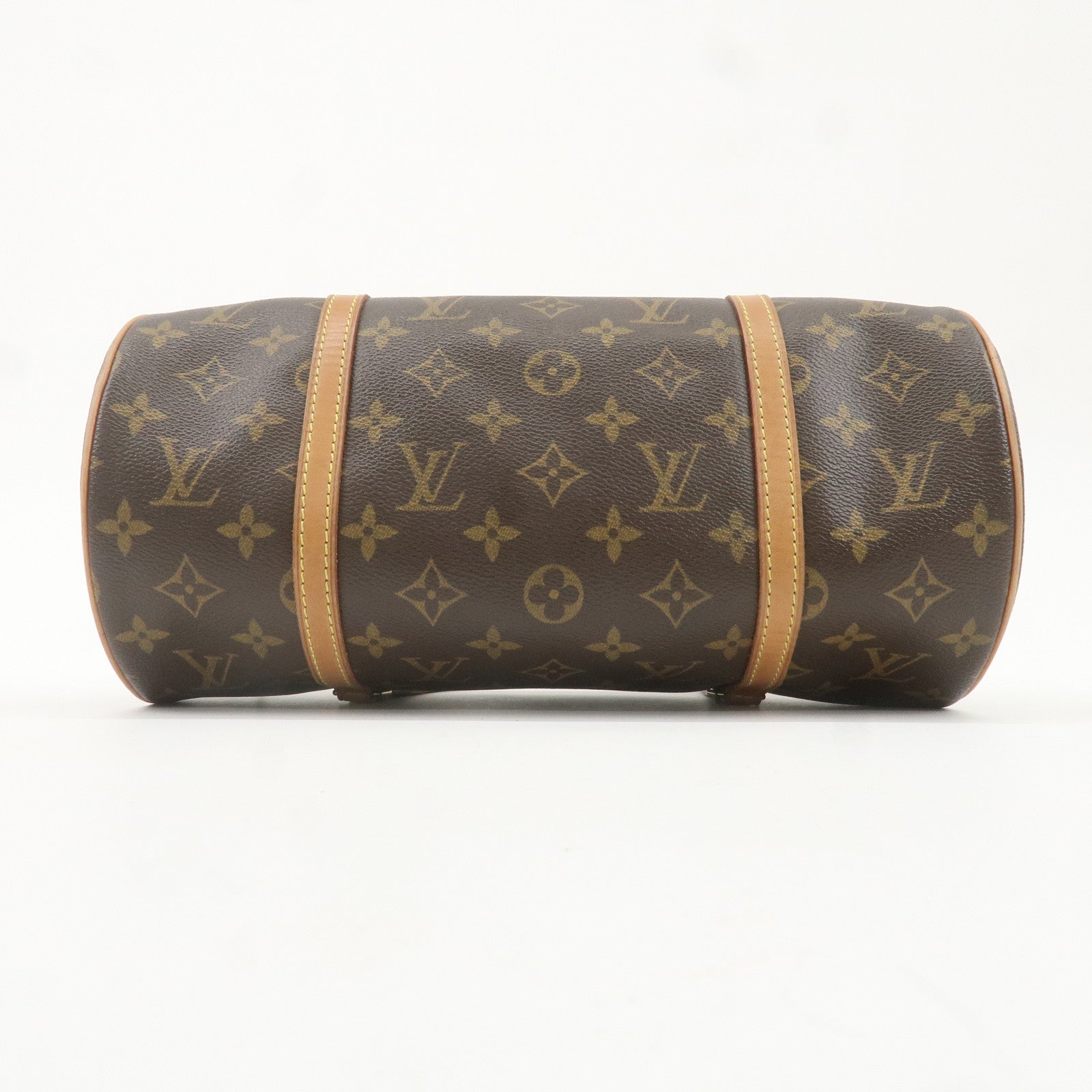 Louis Vuitton Monogram Papillon 30 Hand Bag Brown M51385