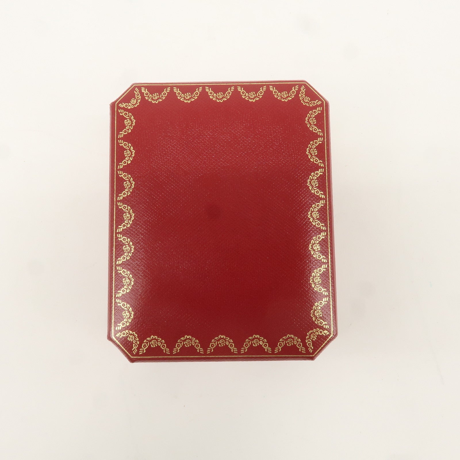 Cartier Set of 2 Pair Ring Box Display Box Jewelry Box Red