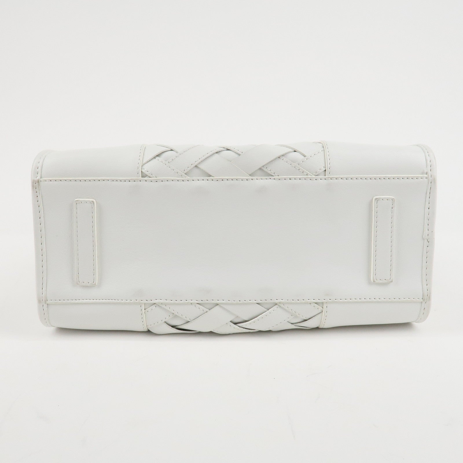 LOEWE Anaaglam Leather Hand Bag Amazone 28 White Used