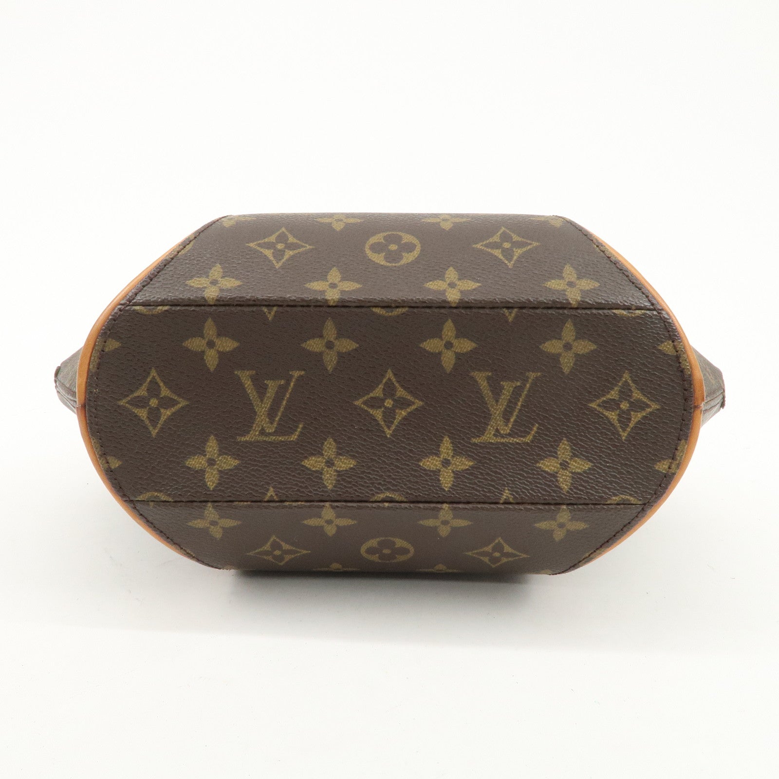 Louis Vuitton Monogram Ellipse PM Hand Bag Brown M51127 Used