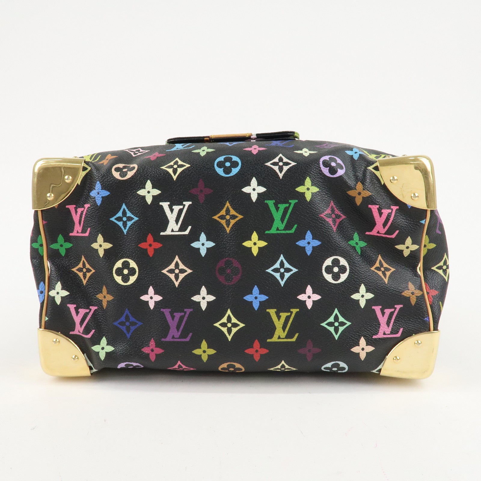 Louis Vuitton Monogram Multi Color Speedy 30 Hand Bag M92642 Used