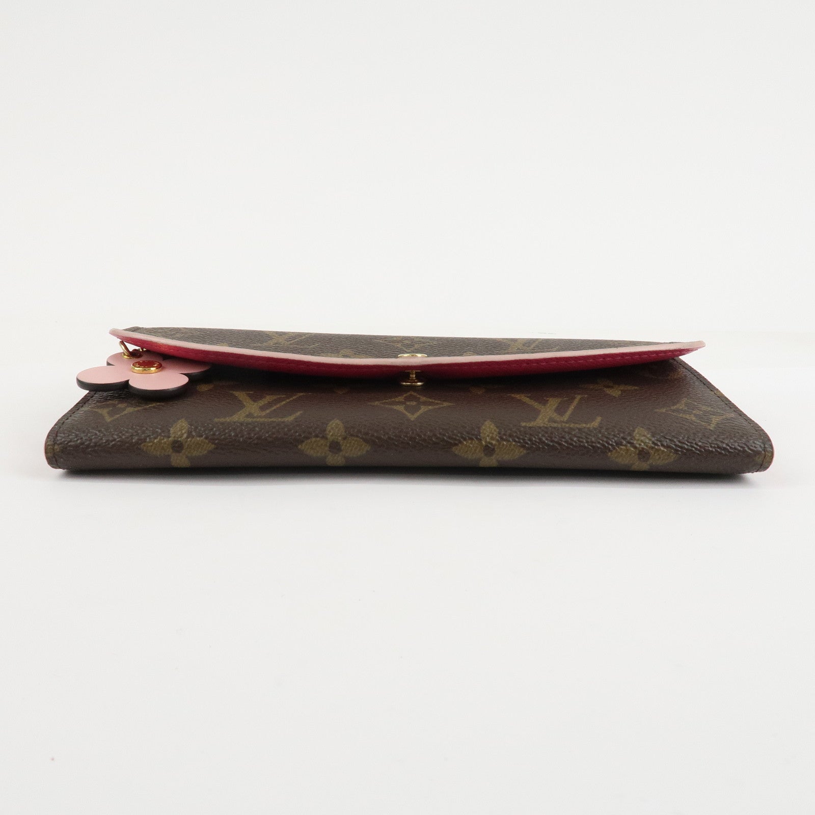 Louis Vuitton Monogram Portefeuille Emily Flower Wallet M64202 Used