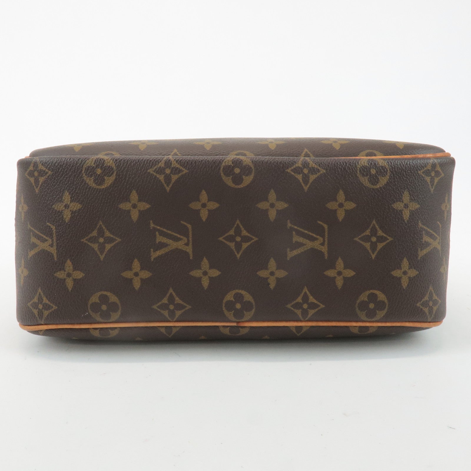 Louis Vuitton Monogram Trueville Hand Bag Brown M42228 Used