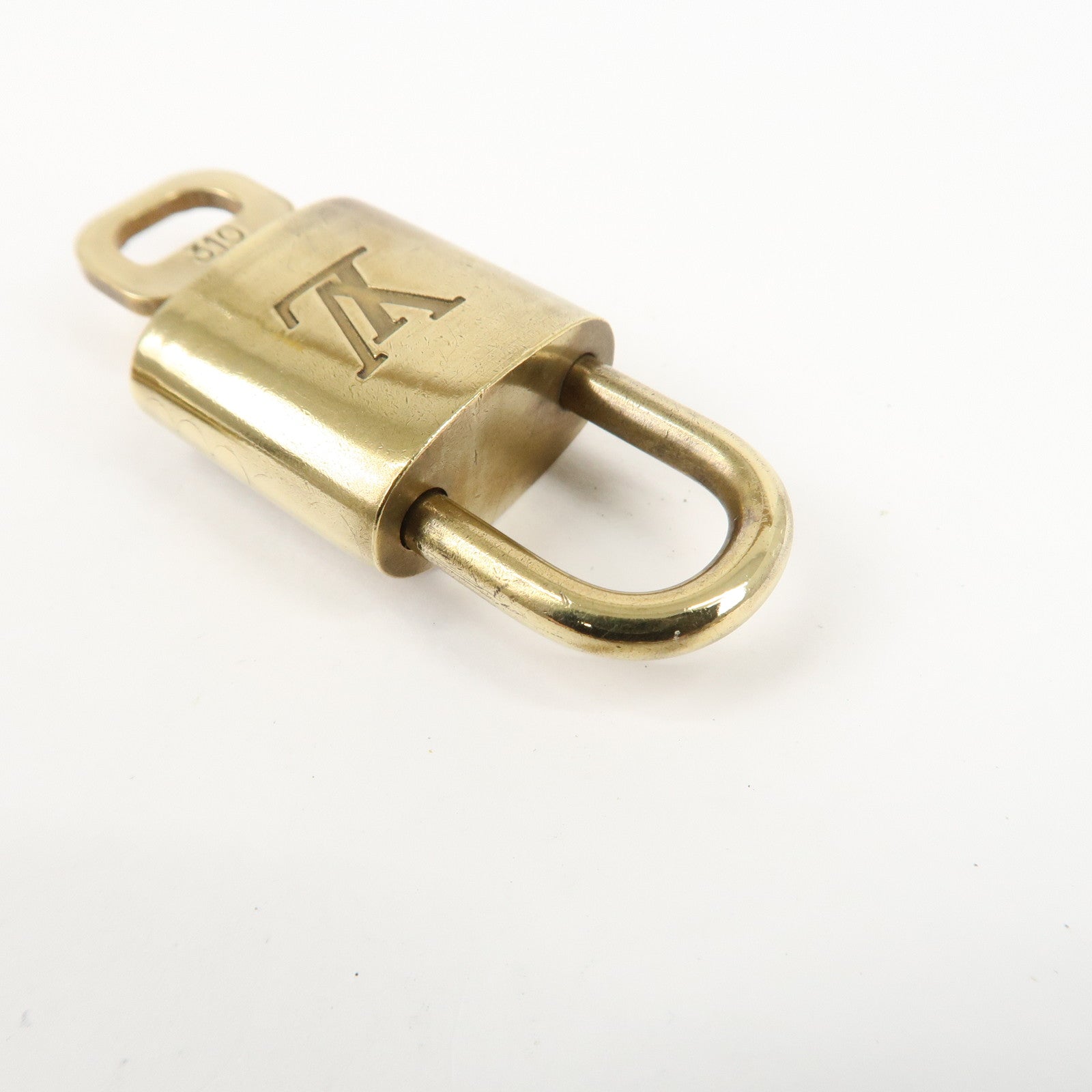 Louis Vuitton Set of 10 Lock 
Key Cadena Key Lock Metal Gold Used