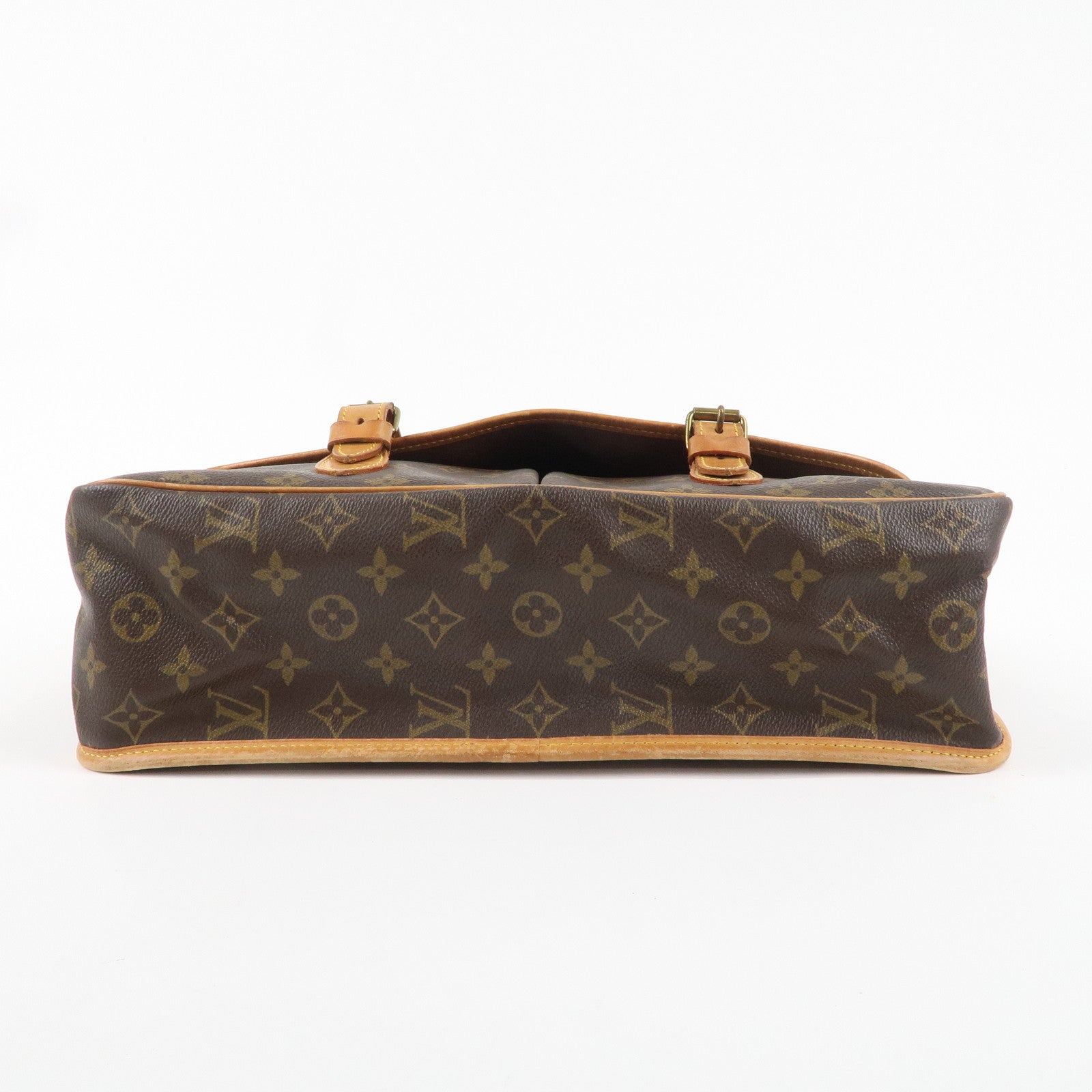 Louis Vuitton Monogram Gibeciere GM Shoulder Bag M42246