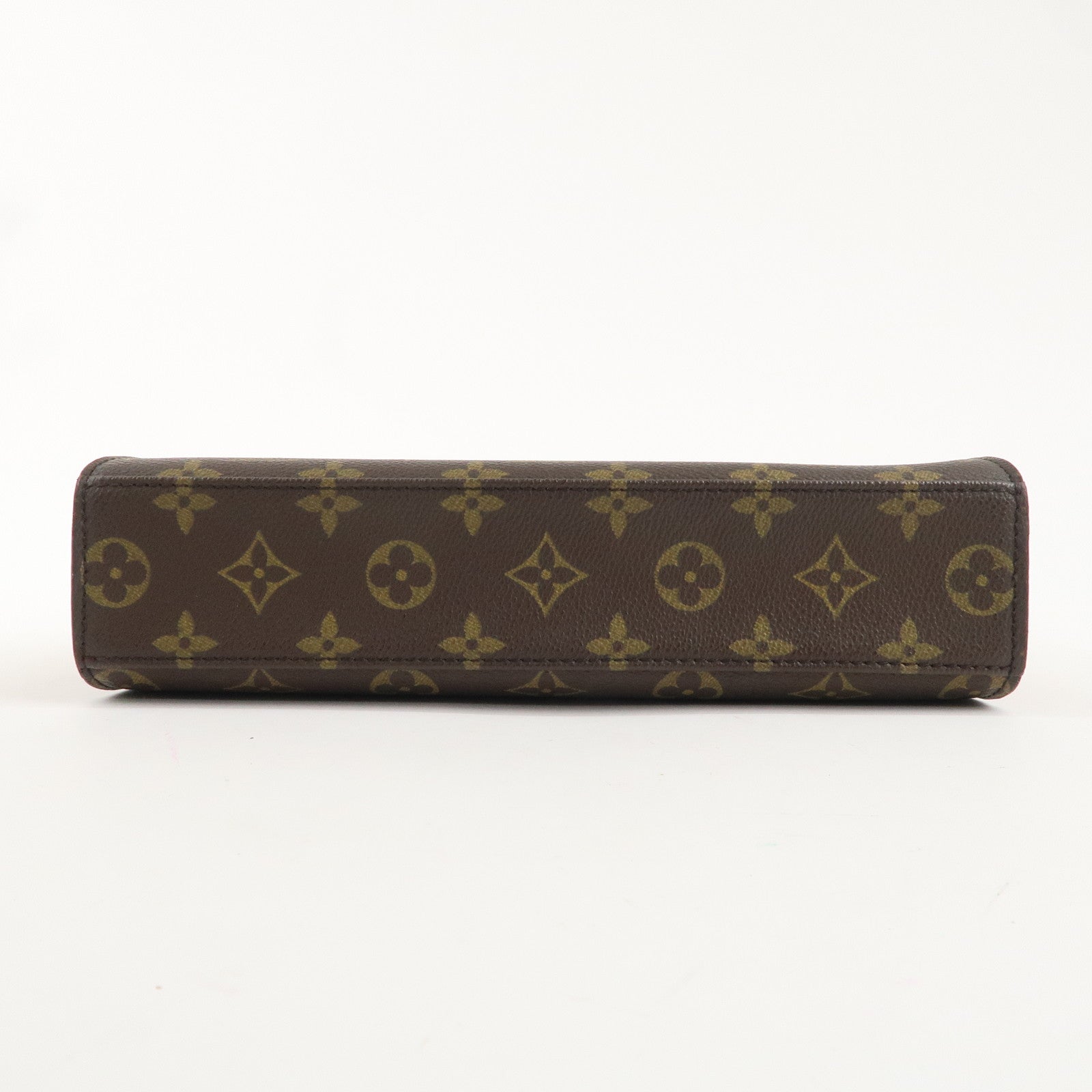 Louis Vuitton Monogram Malesherbes Hand Bag Brown M51379