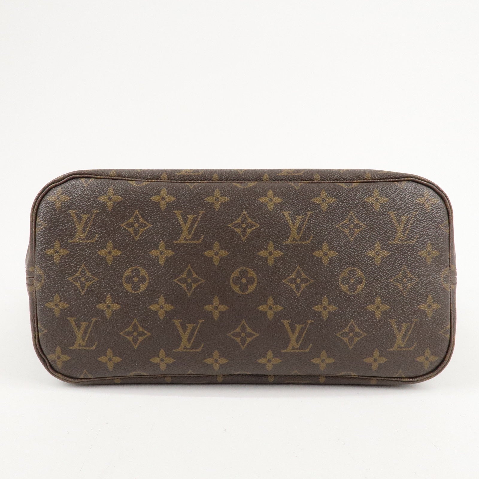 Louis Vuitton Monogram Neverfull MM Tote Bag Brown M40156