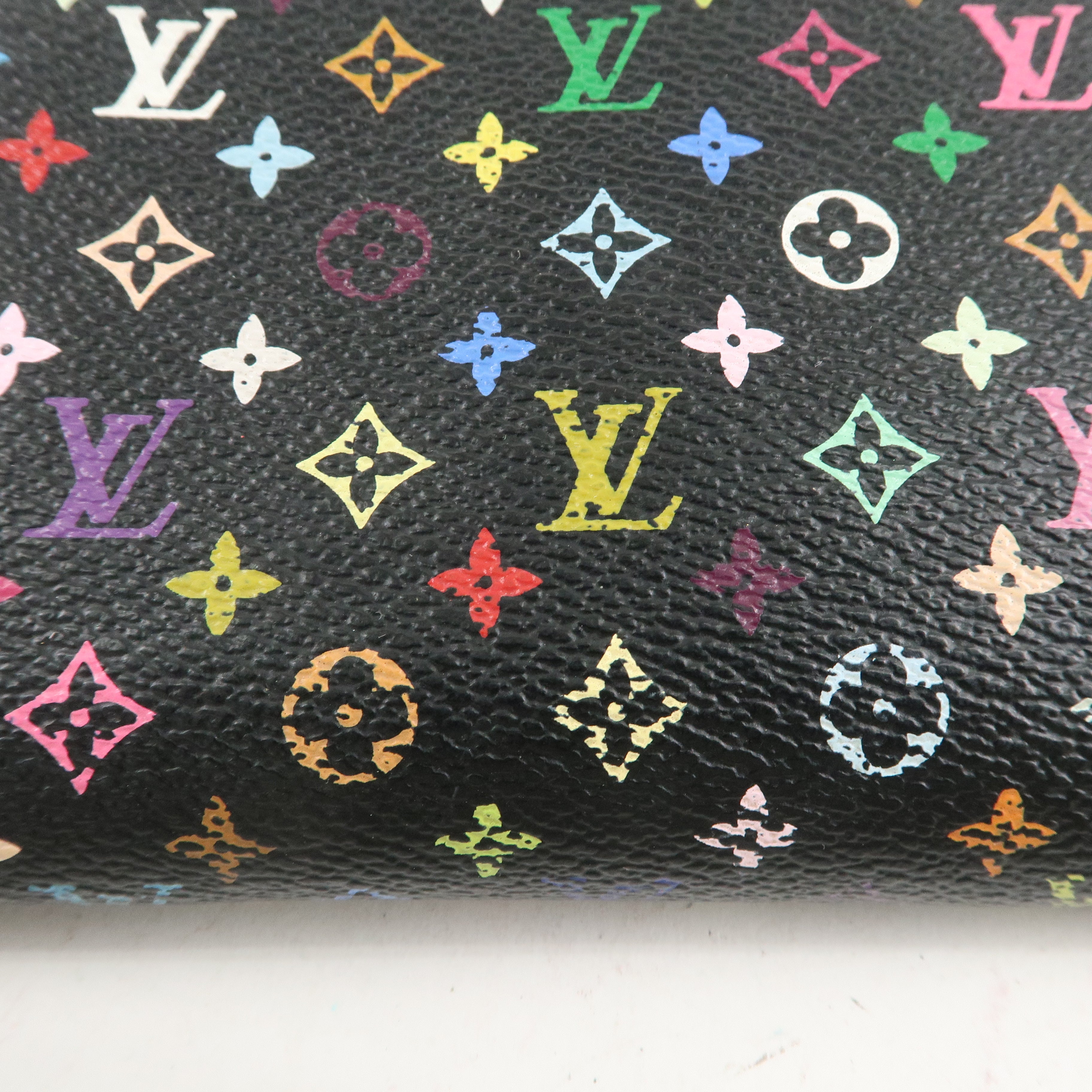 Louis Vuitton Monogram Multi Color Zippy Wallet Noir M60244