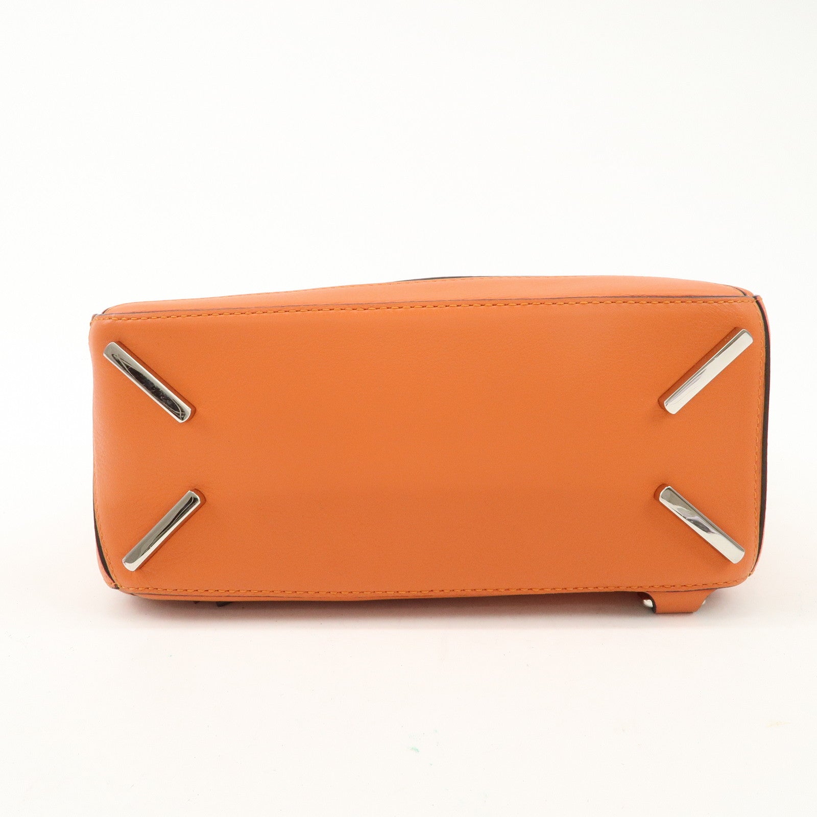 LOEWE Leather Puzzle Bag Small Hand Bag Orange