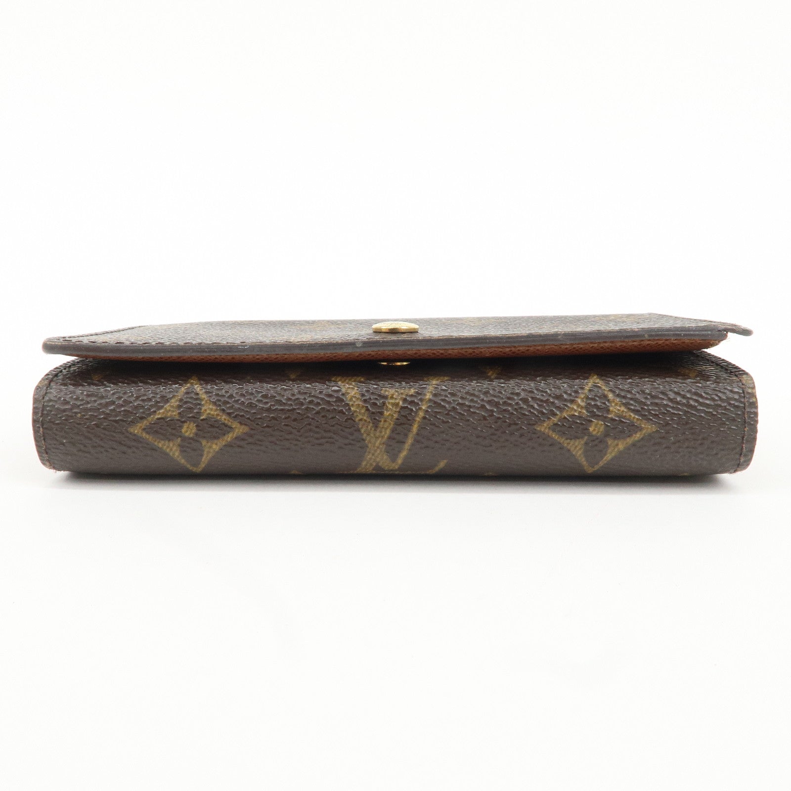 Louis Vuitton Monogram Porte Monnaie Billets Tresor Wallet M61730 Used